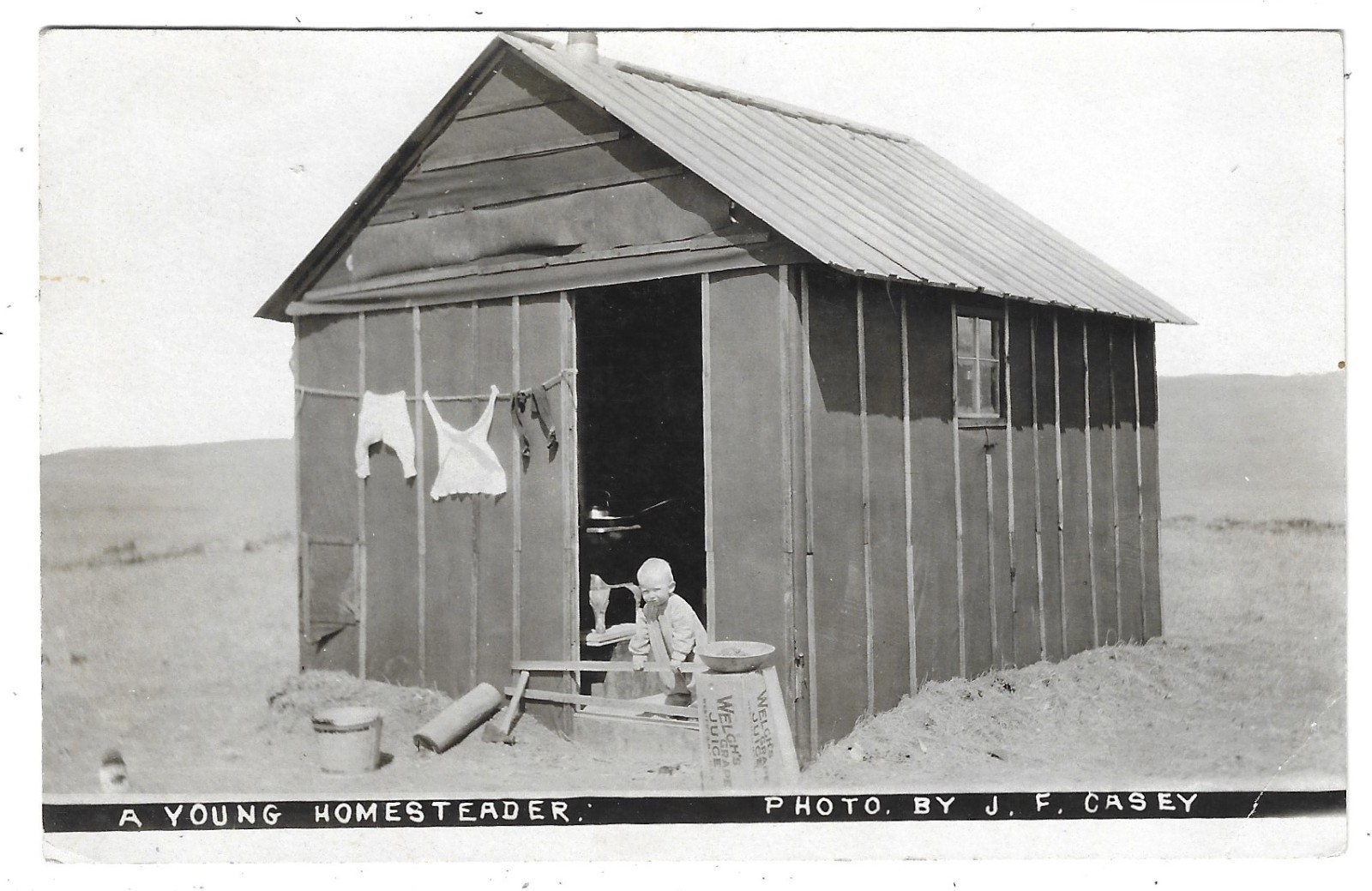 South Dakota Homestead RPPC Photo Postcard Mailed From Draper, Jones County South Dakota Homestead RPPC Photo Postcard Mailed From Draper, Jones County