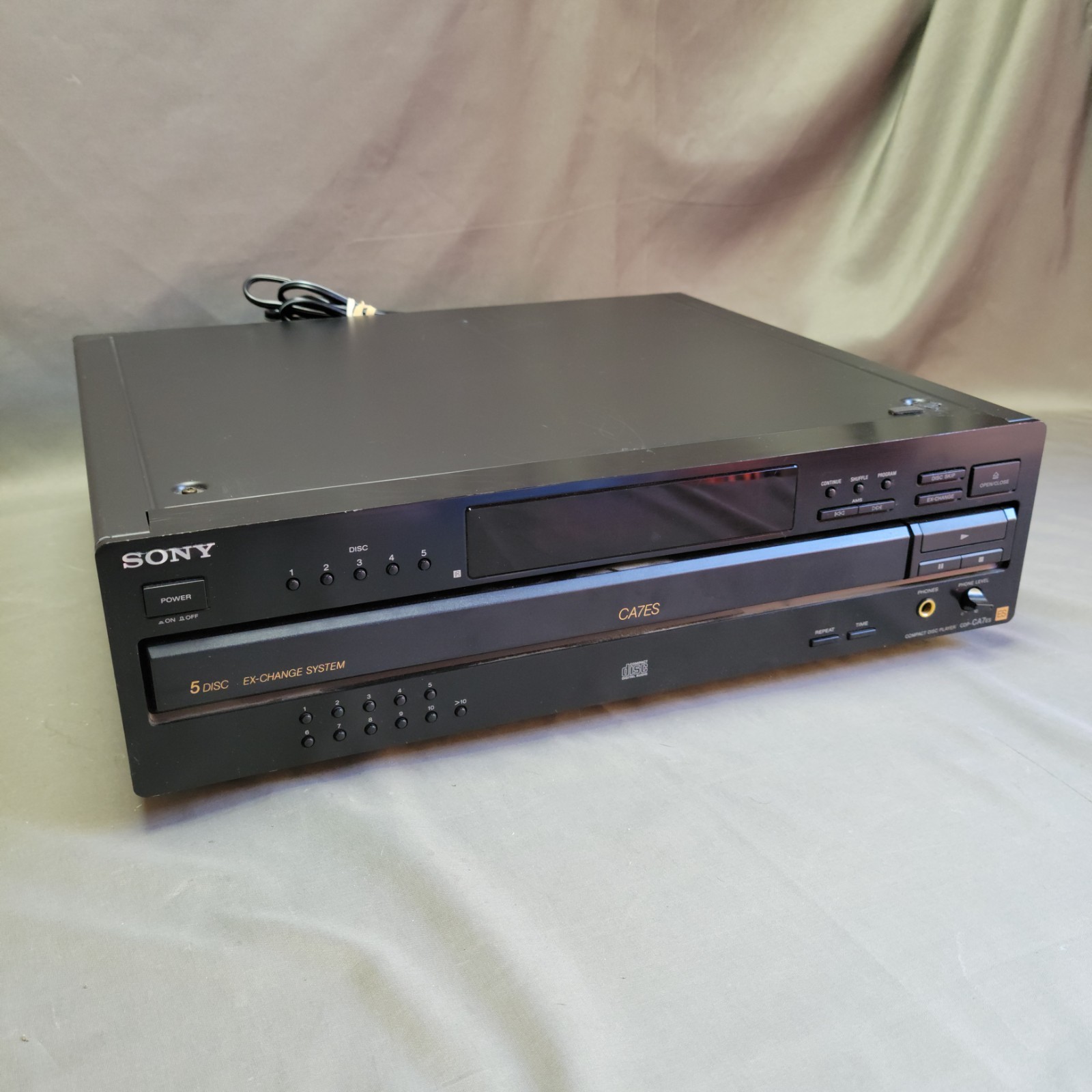 Vintage Sony CDP-CA7ES CD Changer