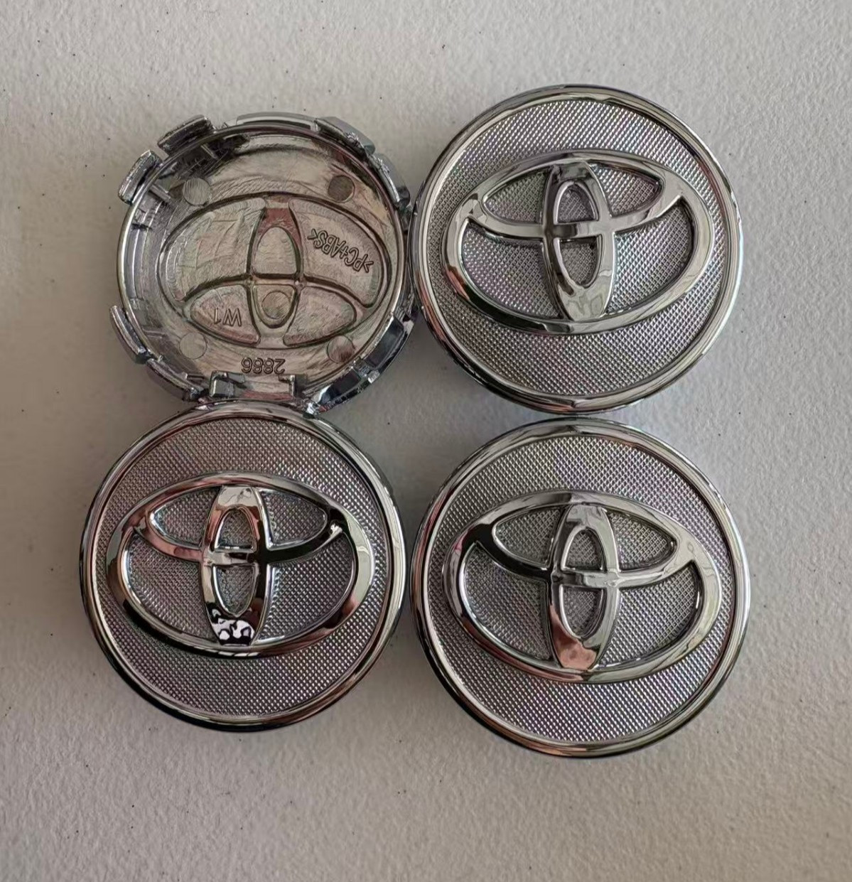 4PCs TOYOTA WHEEL RIM CENTER HUB CAPS LOGO 57MM -YARIS, COROLLA, PRIUS, MATRIX 4PCs TOYOTA WHEEL RIM CENTER HUB CAPS LOGO 57MM -YARIS, COROLLA, PRIUS, MATRIX