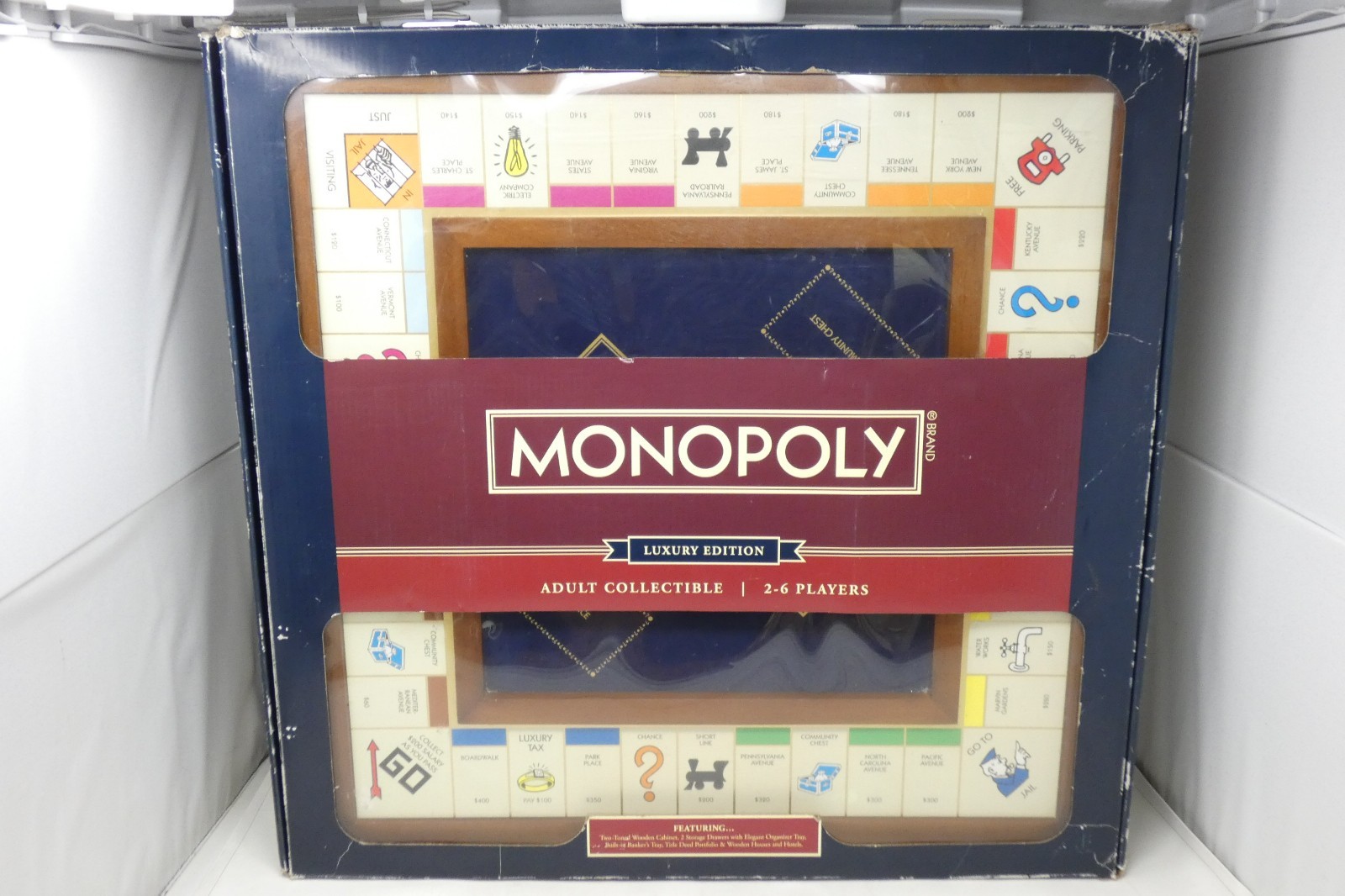 Monopoly Luxury Edition Adult Collectible Wooden Cabinet (Open Box: READ Full) Monopoly Luxury Edition Adult Collectible Wooden Cabinet (Open Box: READ Full)
