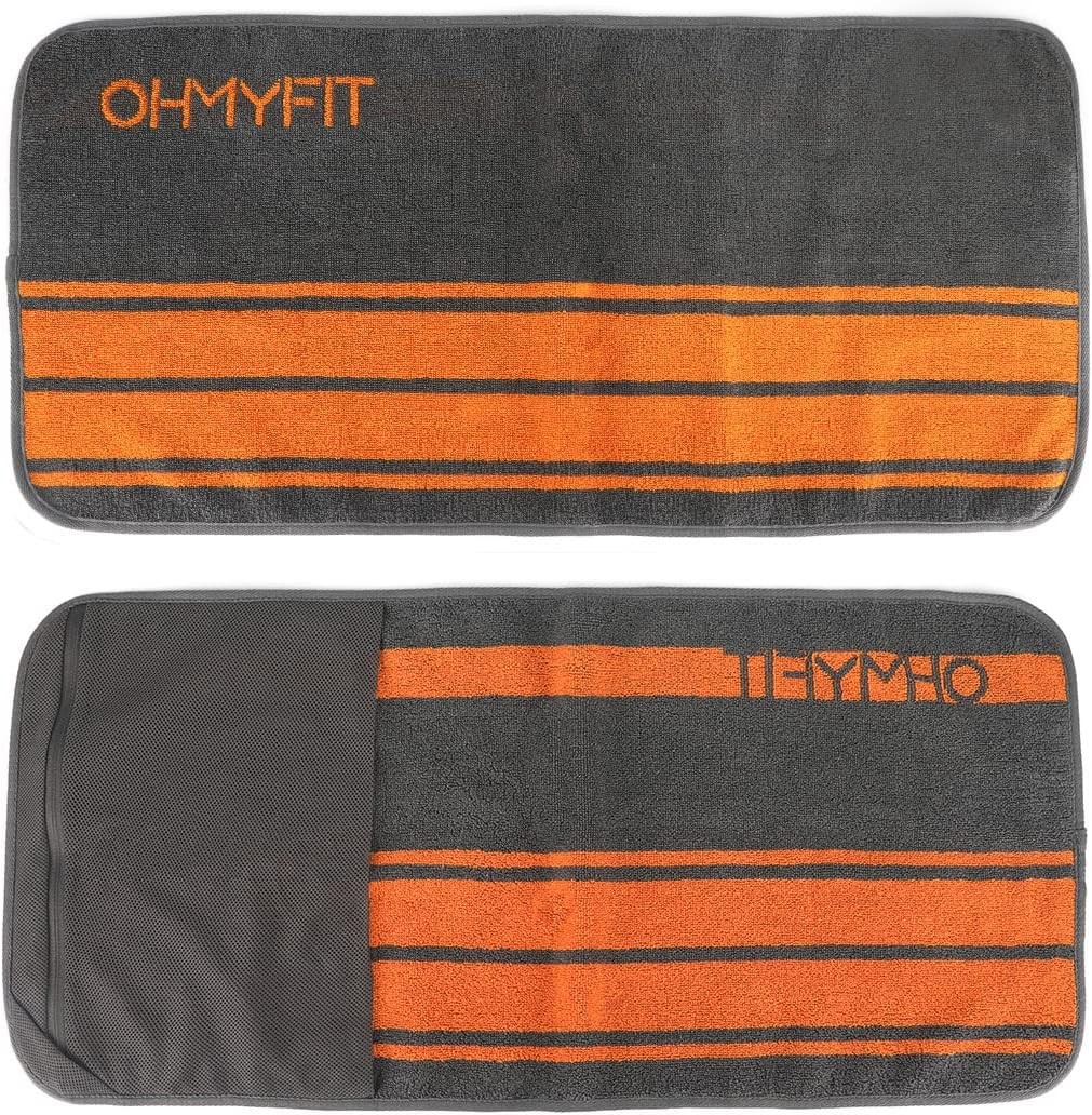 Smart Fitness Towel with Zippered Pocket - Gym Towel for Men & Women -