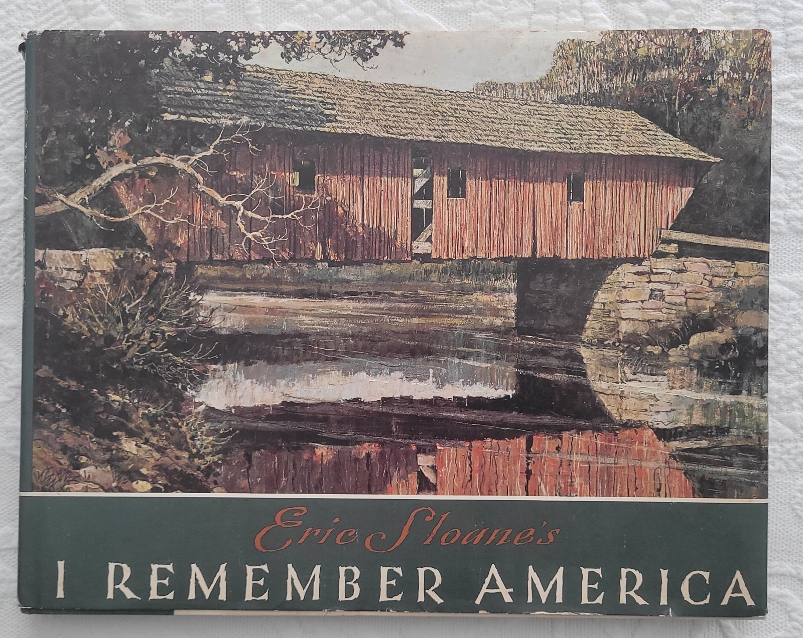 Eric Sloane I Remember America 1975 Signed And Original Drawing Eric Sloane I Remember America 1975 Signed And Original Drawing