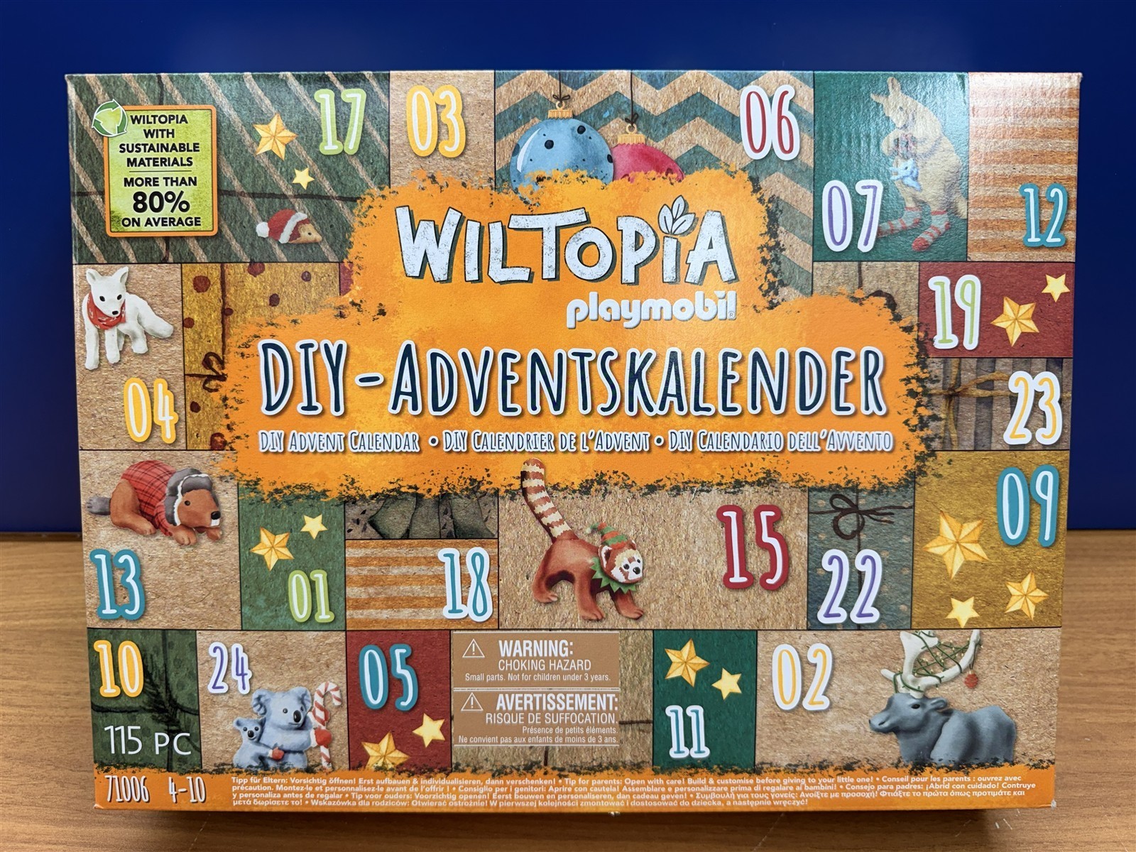 NEW PLAYMOBIL WILTOPIA 71006 DIY ADVENT CALENDAR ANIMAL TRIP AROUND WORLD SEALED