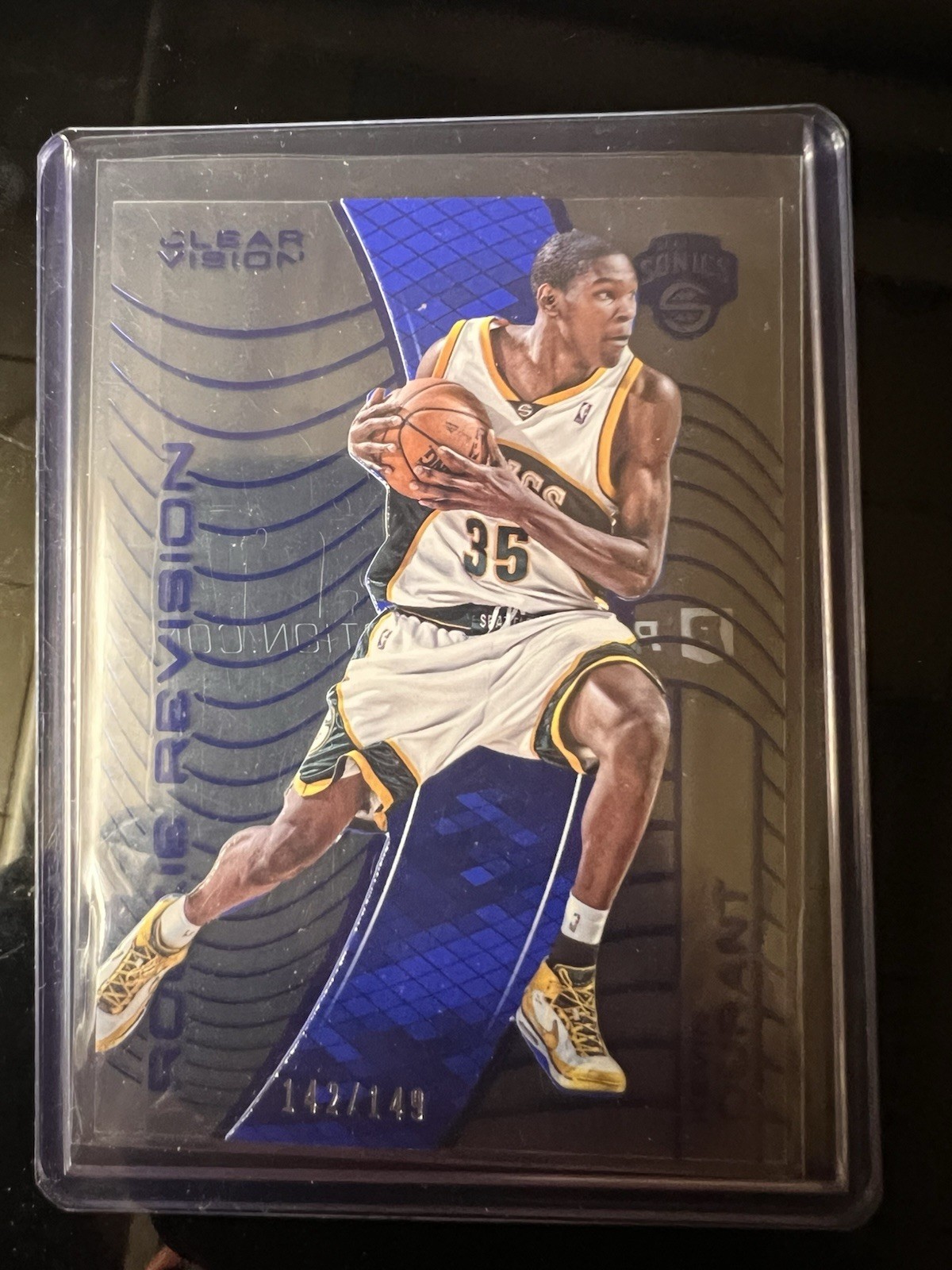 2015-16 Panini Clear Vision - Rookie Revision Kevin Durant #127 Blue White  /149