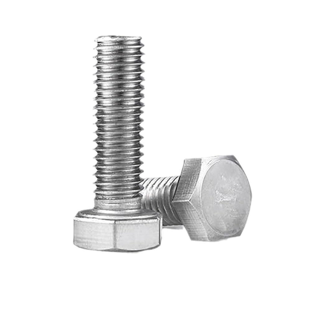 10pcs M8-1.0 x 35mm Fine Thread Metric Hex Bolts 304 Stainless Steel Hexagon ...