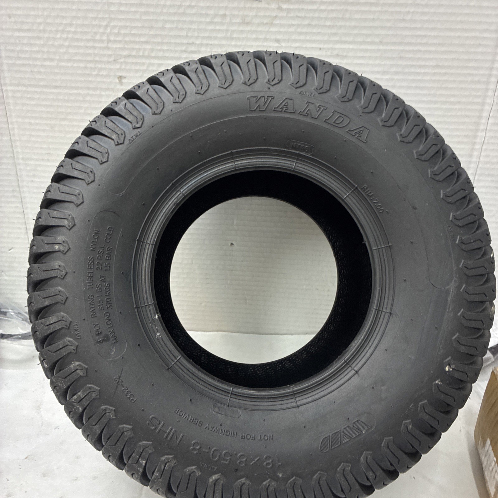 One WANDA 18x8.5-8 18x8.5x8 Golf Cart ATV Tires 18x8.50-8 4 Ply One WANDA 18x8.5-8 18x8.5x8 Golf Cart ATV Tires 18x8.50-8 4 Ply