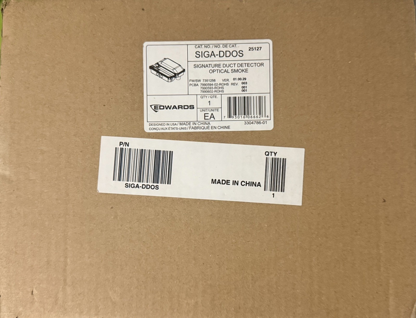 EST Edwards SIGA-DDOS Fire Alarm Optical Duct Smoke Detector (NEW IN BOX) EST Edwards SIGA-DDOS Fire Alarm Optical Duct Smoke Detector (NEW IN BOX)