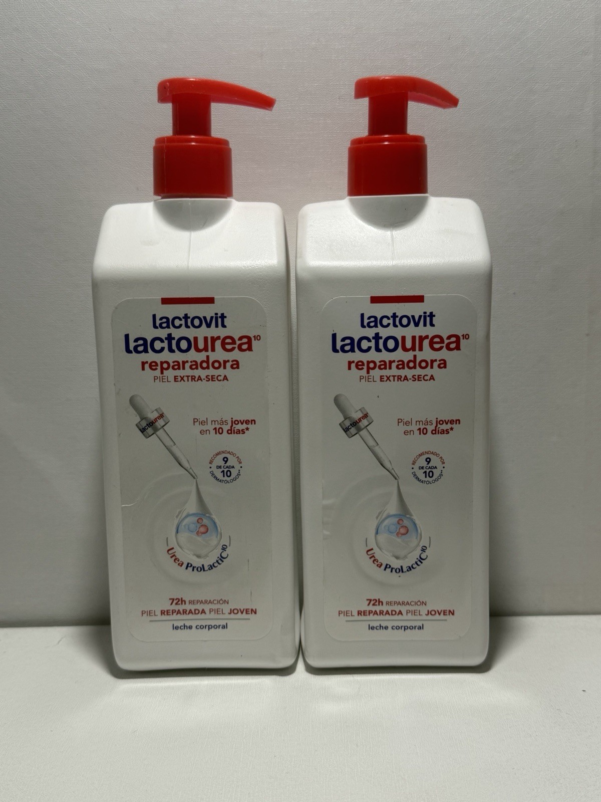 Lot of 2 Lactovit Lactourea Reparadora Body Lotion Extra Dry Skin 400ml