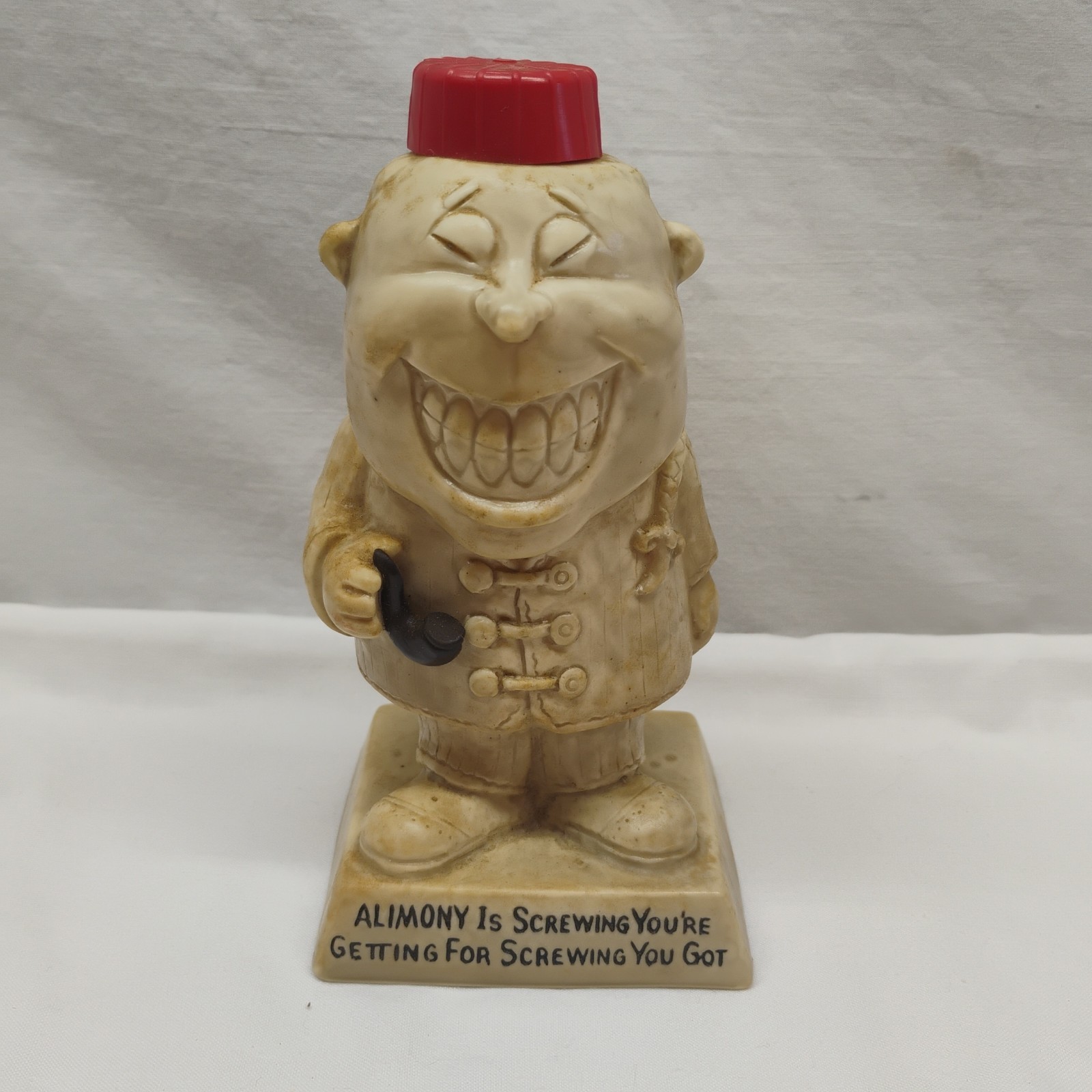 R&W Russ Berries 1971 Alimony Is Screwing Figurine Vintage Funny Wisdom Gag Gift