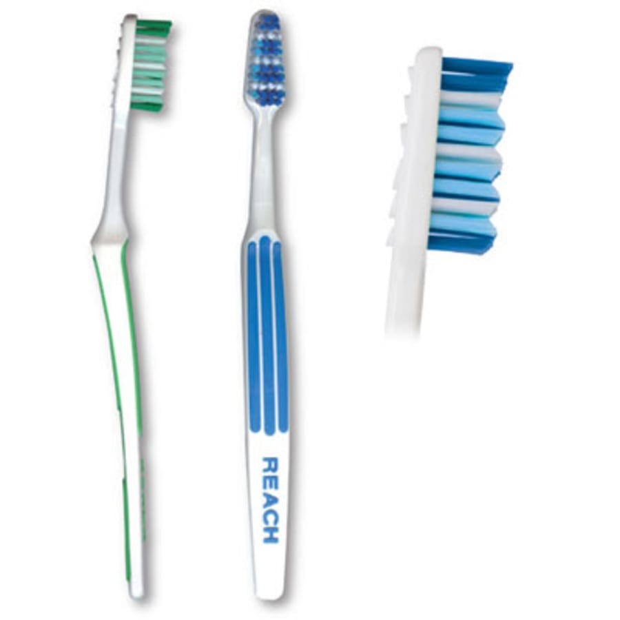 Reach Advanced 12/Box soft adult toothbrush full head tapered bilevel bristles