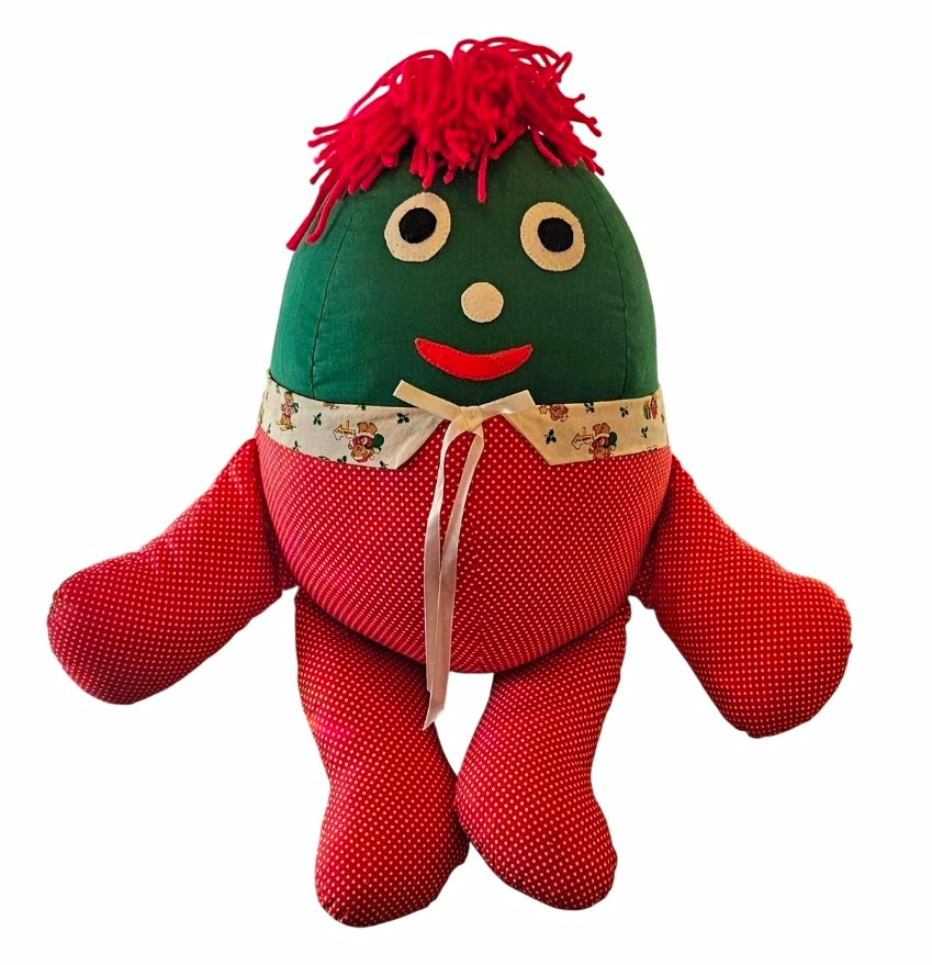 Humpty Dumpty Vintage 1975 Handmade Retired Egg Plush Doll Play School UK TV Humpty Dumpty Vintage 1975 Handmade Retired Egg Plush Doll Play School UK TV