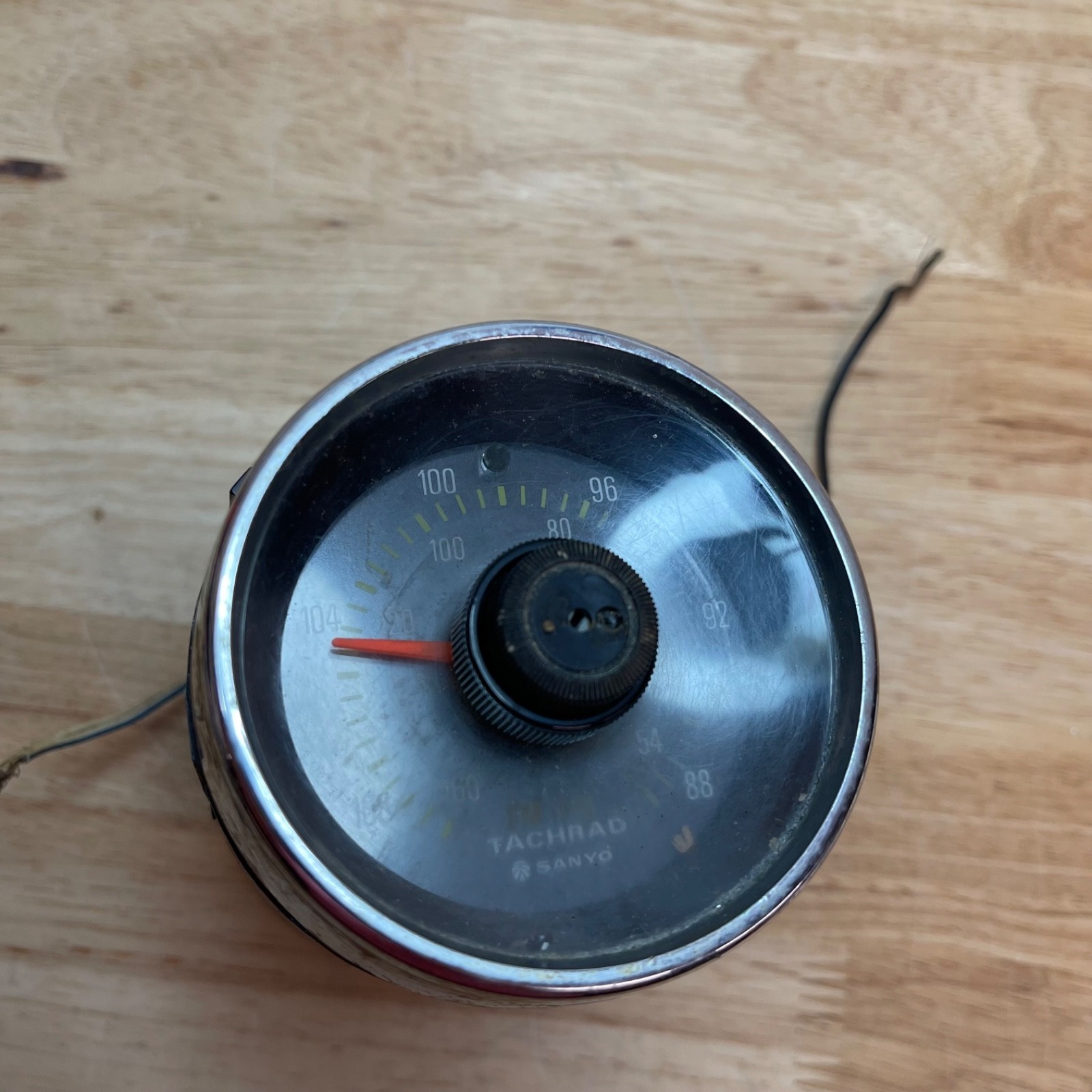 Vintage Sanyo Tachrad Model F8410 Tachometer Radio UNTESTED
