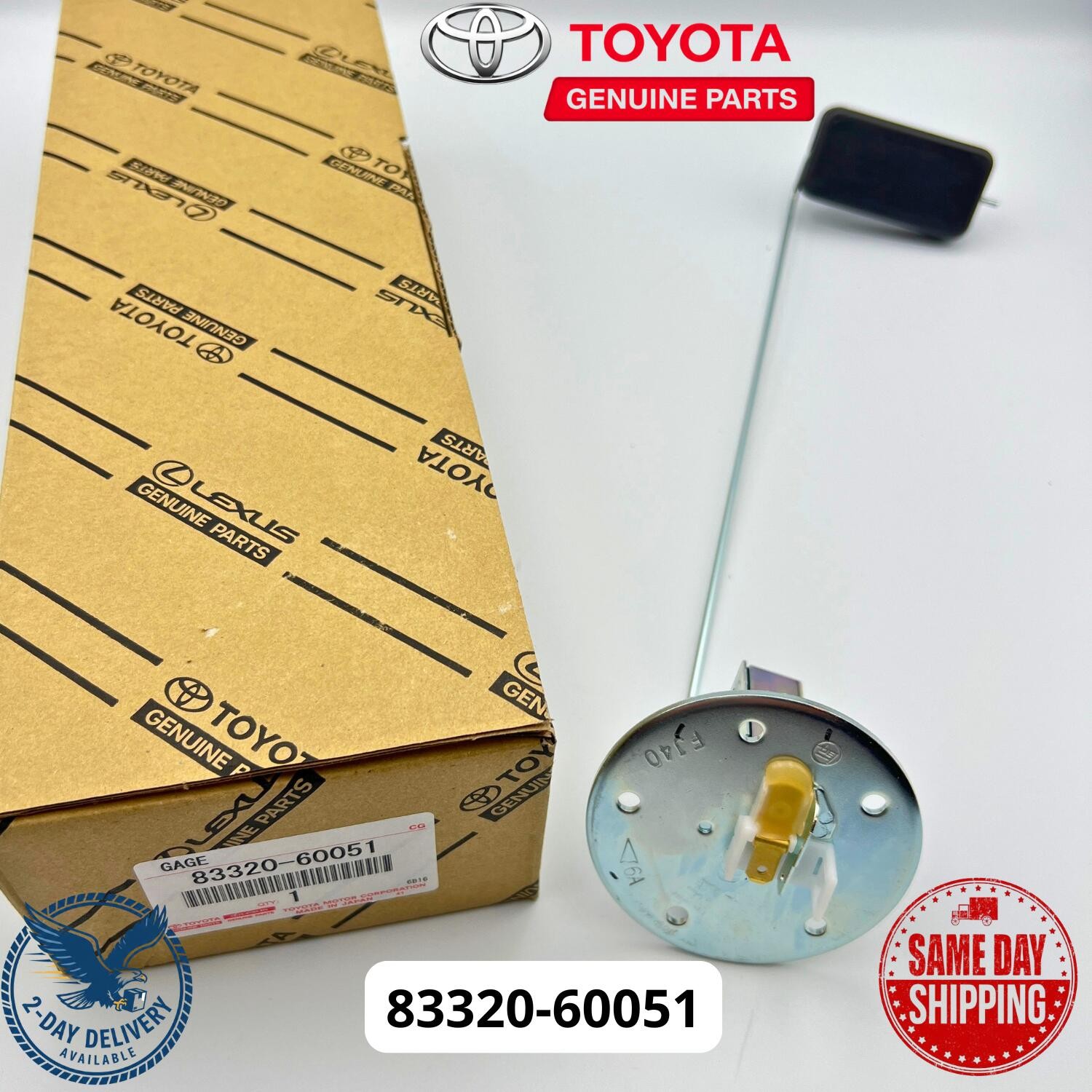 Genuine 1979-1984 FJ40 Toyota Land Cruiser Fuel Gauge Sending Unit 83320-60051 Genuine 1979-1984 FJ40 Toyota Land Cruiser Fuel Gauge Sending Unit 83320-60051