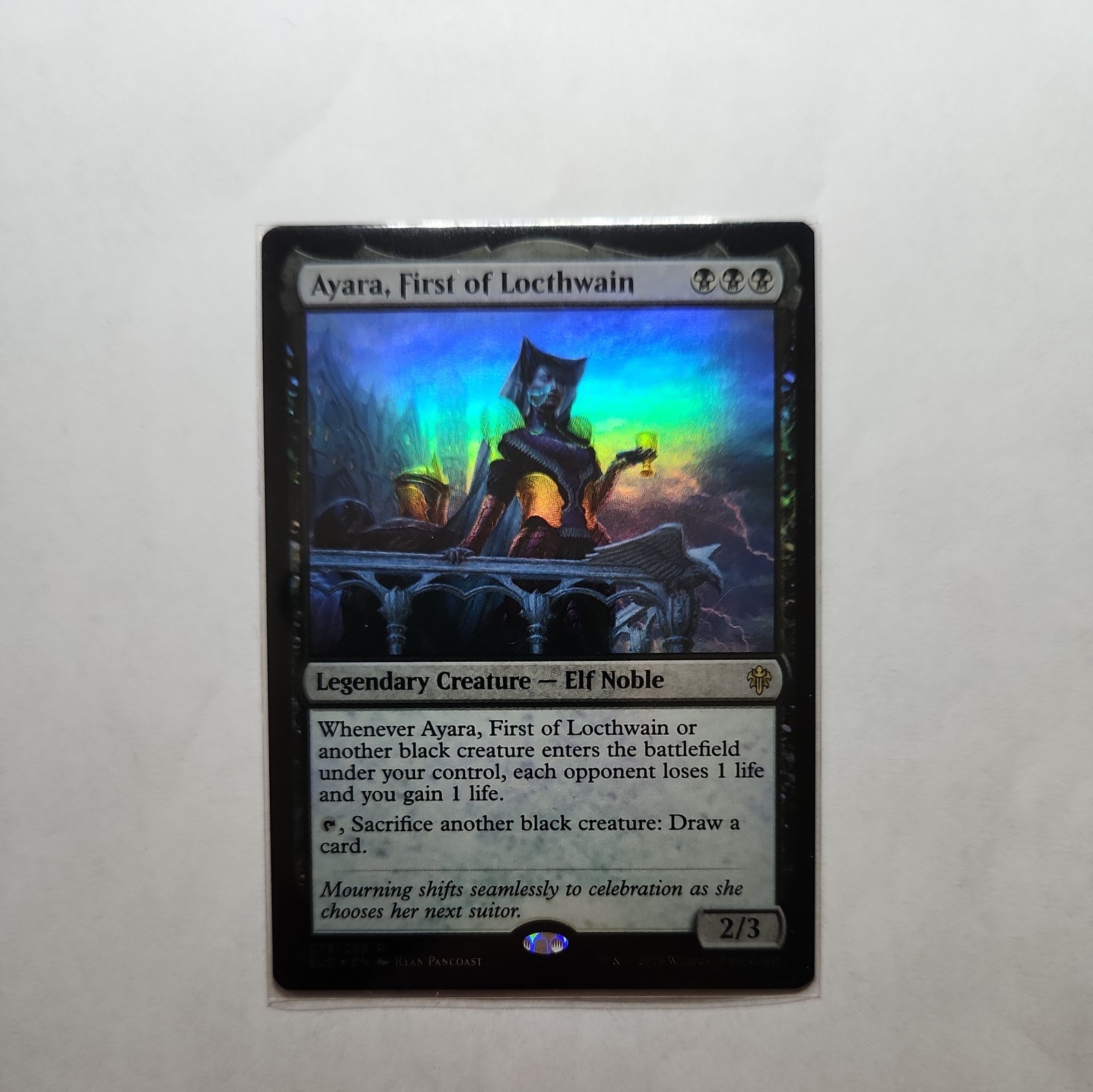 Ayara, First of Locthwain Throne of Eldraine Foil