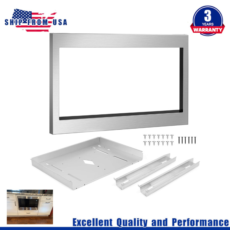 GMTK2768AF Stainless Steel Microwave Trim Kit for Frigidaire GMBS3068AF 27 GMTK2768AF Stainless Steel Microwave Trim Kit for Frigidaire GMBS3068AF 27