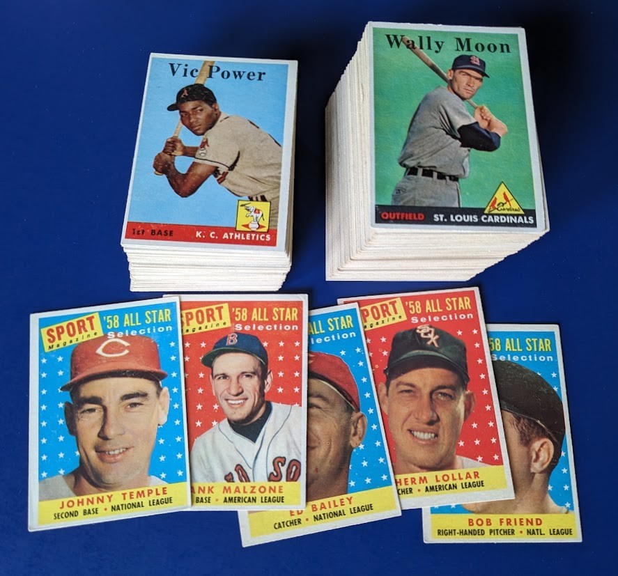 1958 Topps - 171 Card Starter Set/Lot ~ 41 Rookies ~ 5 AS ~ VGEX ~ NO DUPLICATES