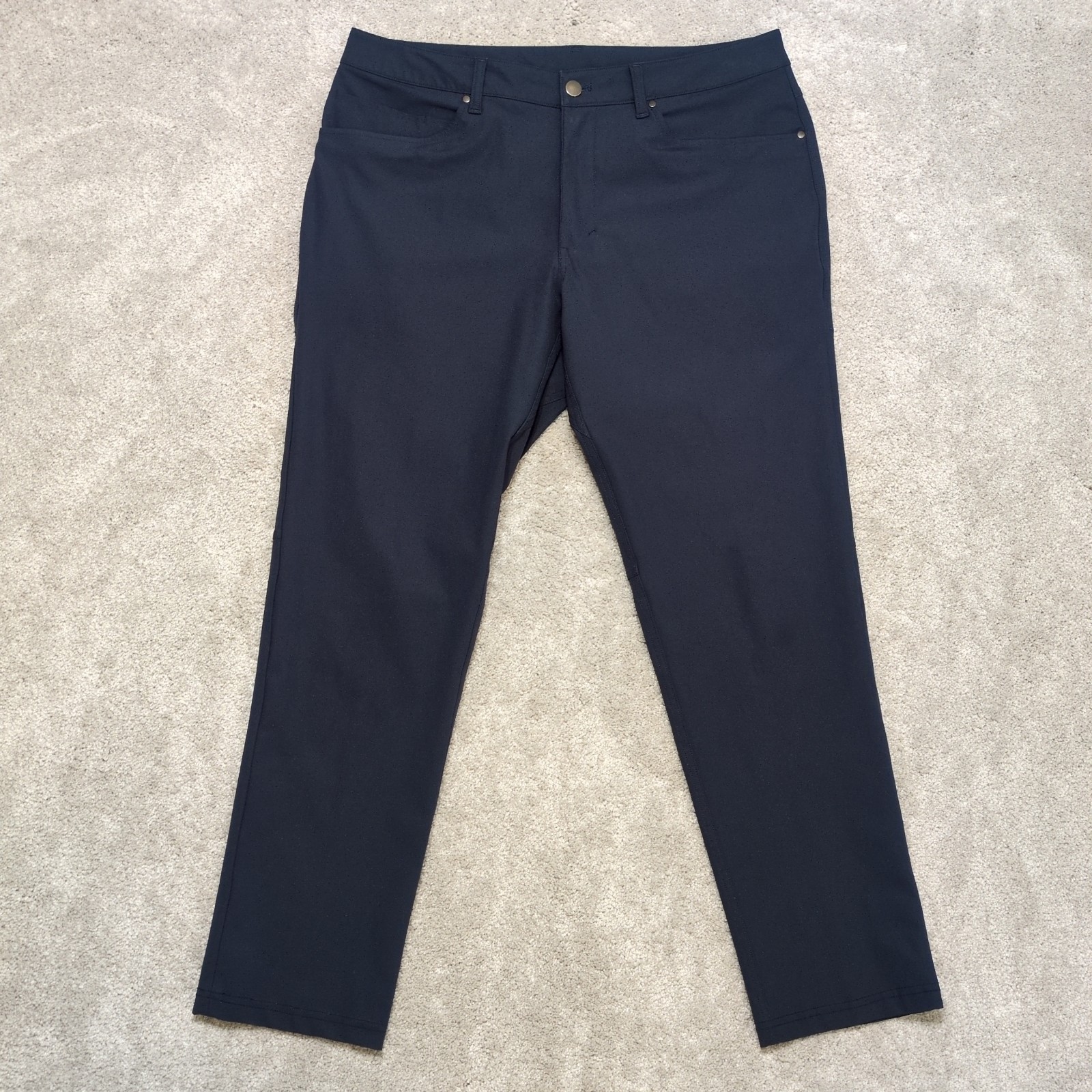 lululemon Pants Mens 34x30 Obsidian ABC Classic Fit Warpstreme Trouser Straight