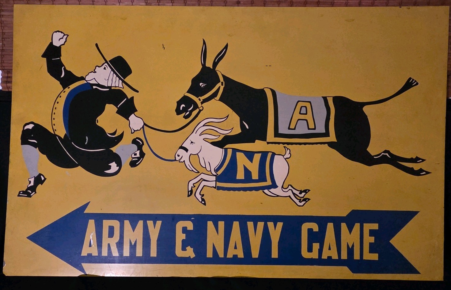 ARMY NAVY GAME METAL SIGN 32 ARMY NAVY GAME METAL SIGN 32