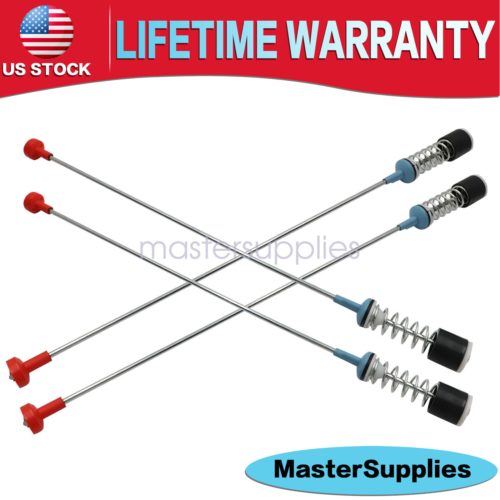 New Washer Suspension Rod Kit DC97-05280W For Samsung WA50R5200AW WA50R5400AV