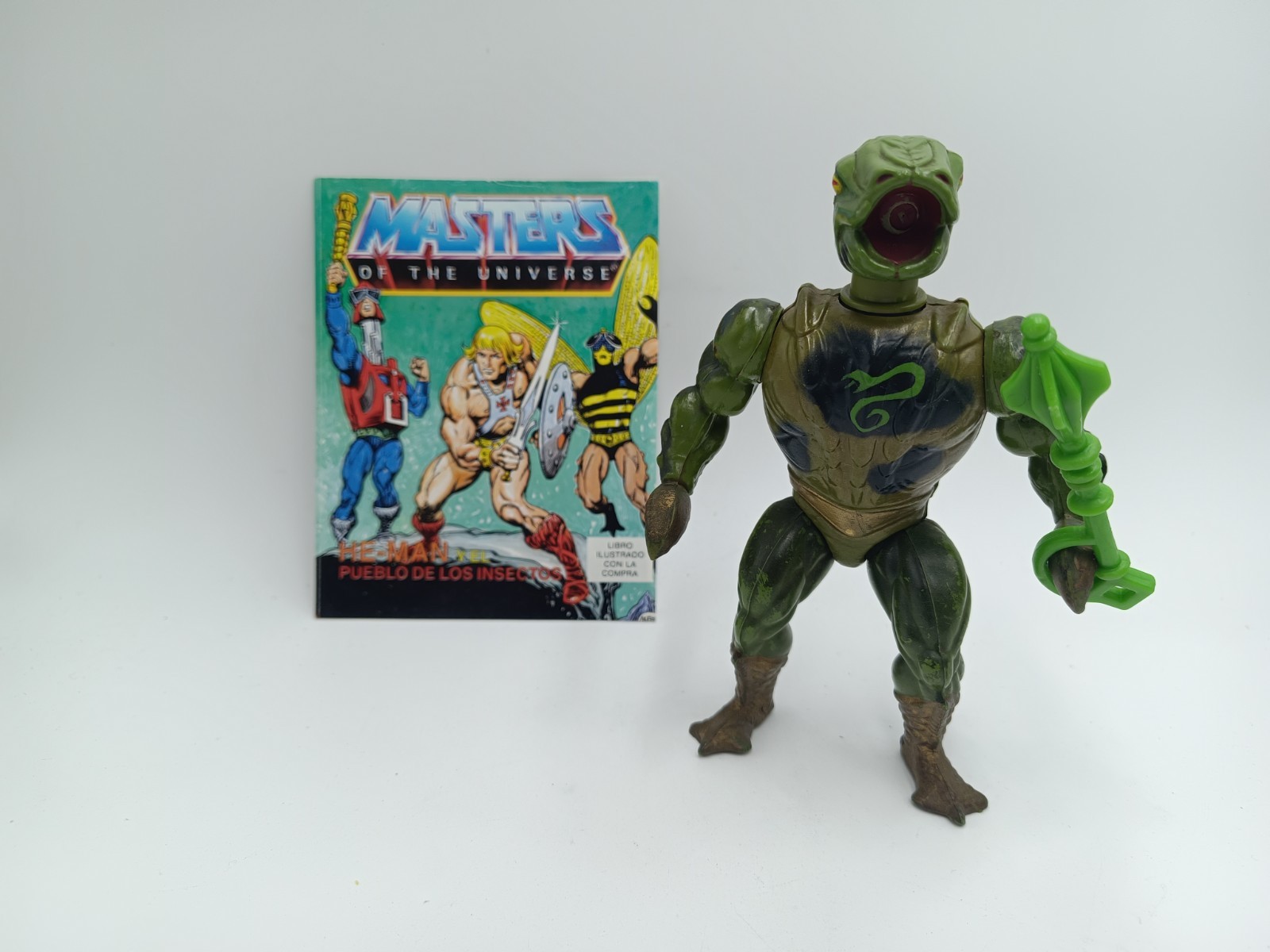 MOTU Kobra Khan Camouflaged KKK Top Toys Argentine Vintage Rare No Mattel He Man