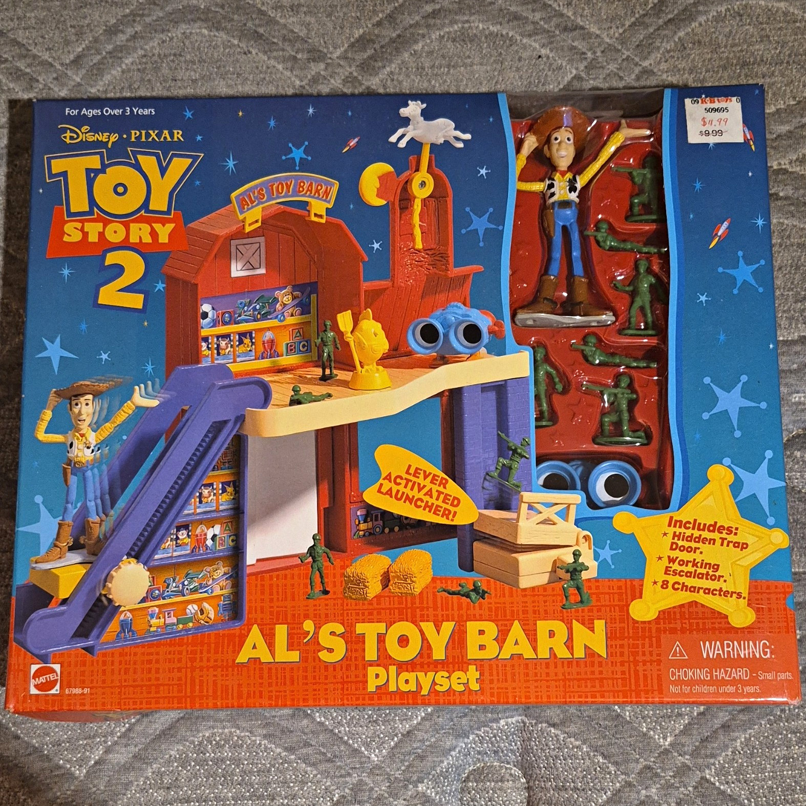 Mattel Toy Story 2 Al’s Toy Barn Playset w/ Woody, Escalator, Trap Door Mattel Toy Story 2 Al’s Toy Barn Playset w/ Woody, Escalator, Trap Door