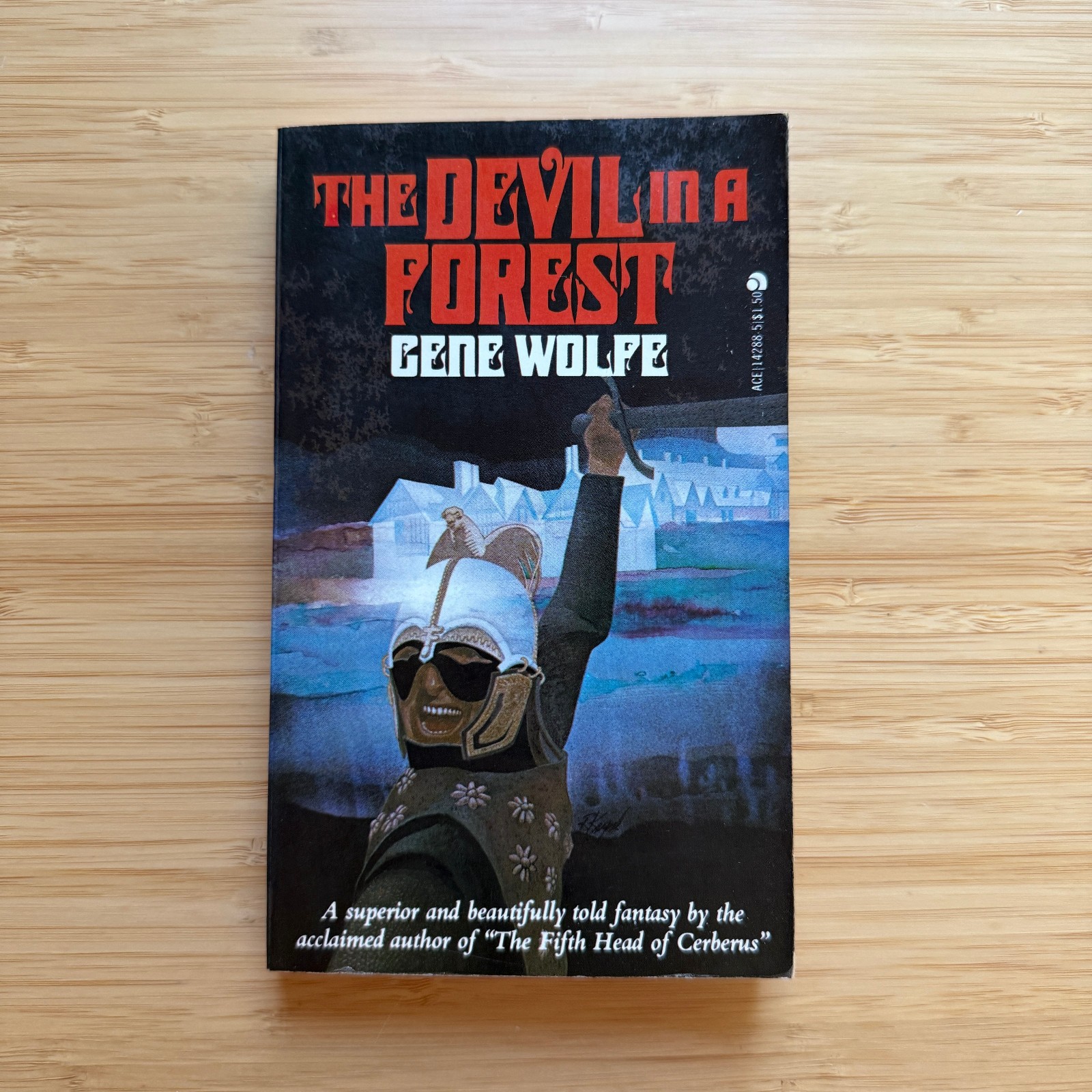 The Devil in a Forest by Gene Wolfe 1977 1st Ace Printing PB Vintage SF The Devil in a Forest by Gene Wolfe 1977 1st Ace Printing PB Vintage SF