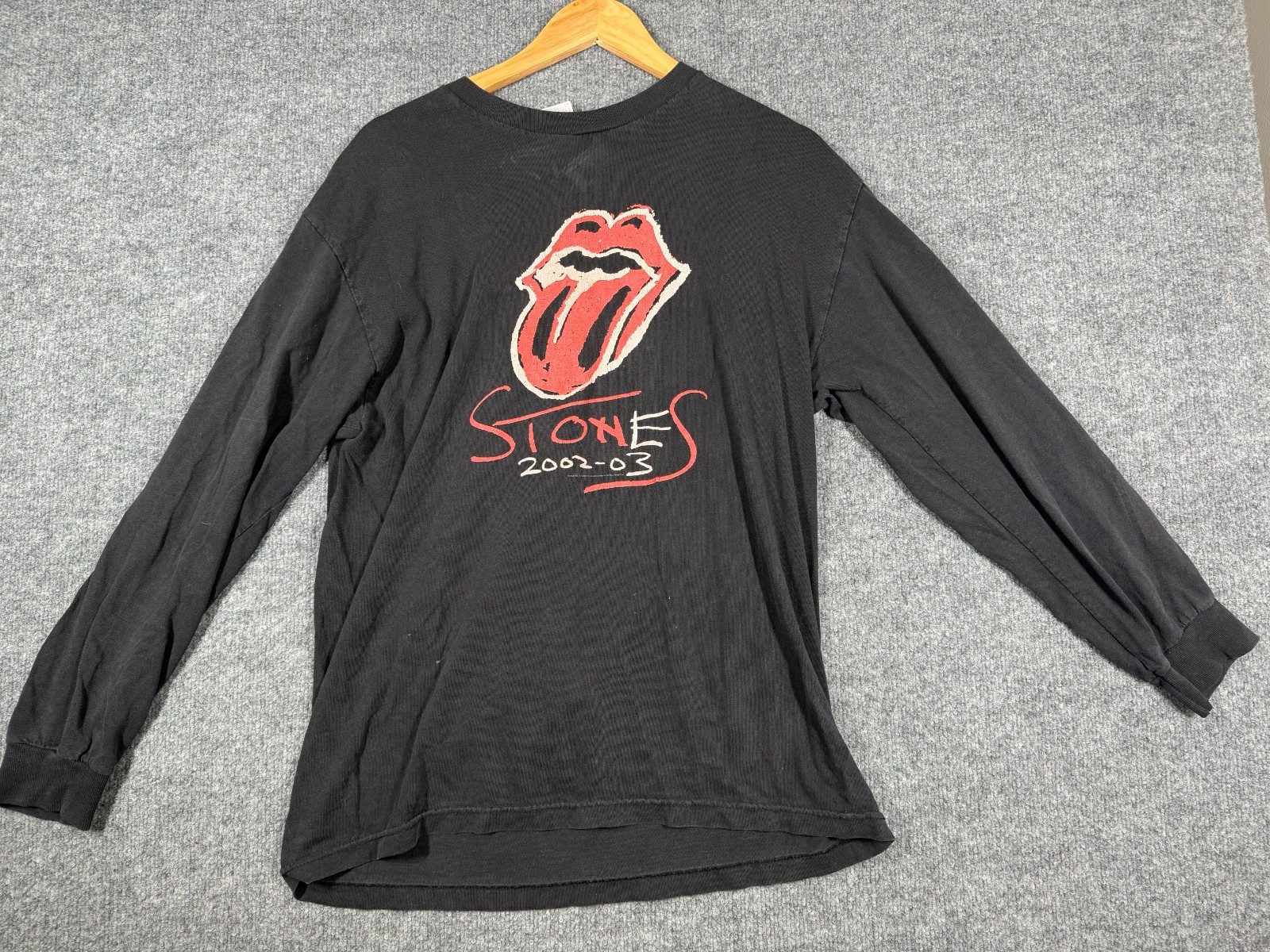 Vintage Rolling Stones 2002-03 Tour Concert T-Shirt Unisex Large Black Rock Band Vintage Rolling Stones 2002-03 Tour Concert T-Shirt Unisex Large Black Rock Band
