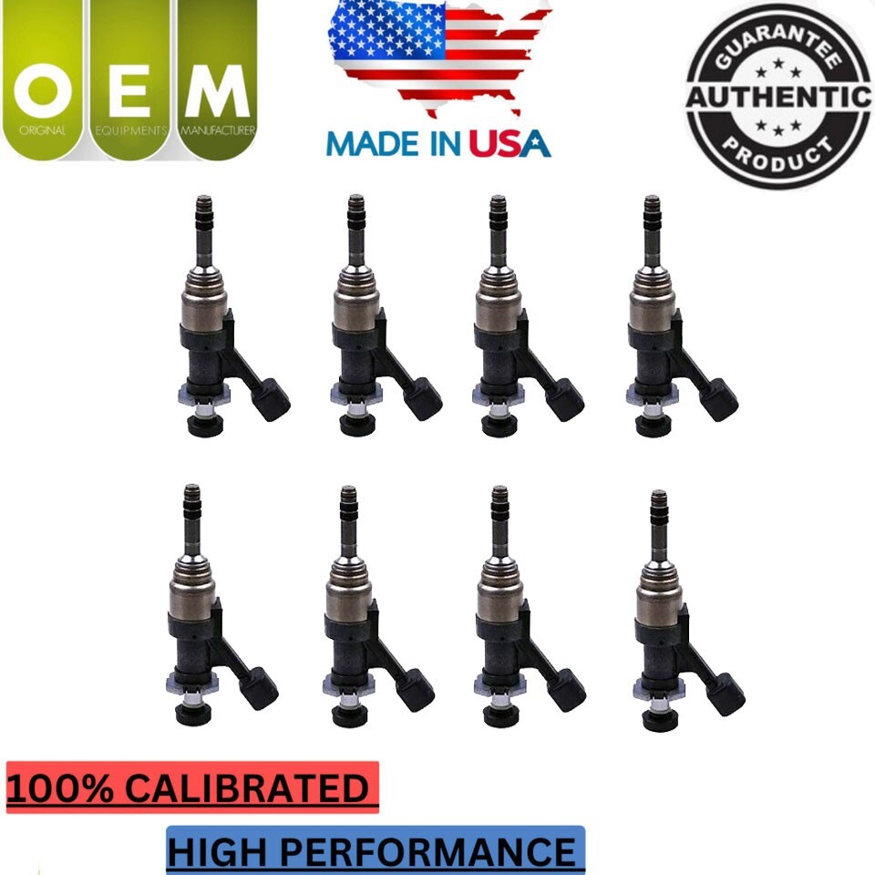 8x NEW OEM AcDelco Fuel Injectors 2014-17 Chevrolet Suburban Tahoe V8 5.3L 8x NEW OEM AcDelco Fuel Injectors 2014-17 Chevrolet Suburban Tahoe V8 5.3L