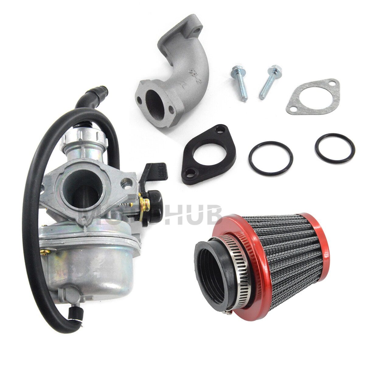 PZ22 Carb 22mm Carburetor For Pit Dirt Trail Bike Go Kart ATV Quad 110cc 125cc