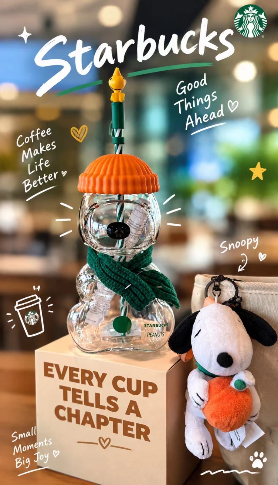 2026 100% Authentic Starbucks x Peanuts Snoopy Glass Cup Brand NewHalloween Gift 2026 100% Authentic Starbucks x Peanuts Snoopy Glass Cup Brand NewHalloween Gift
