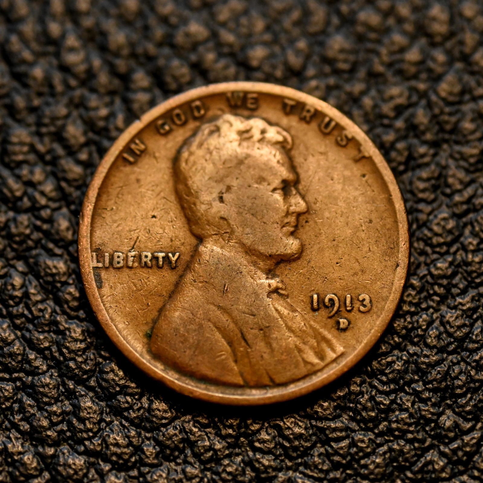 1913-D Lincoln Wheat Cent ~ VERY GOOD (VG) Condition ~ COMBINED SHIPPING 1913-D Lincoln Wheat Cent ~ VERY GOOD (VG) Condition ~ COMBINED SHIPPING