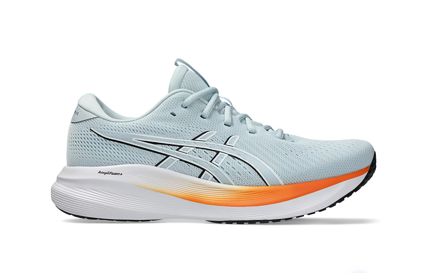 ASICS Gel-Excite 11 Men's Grey Orange Running Shoes AMPLIFOAM 1011C080