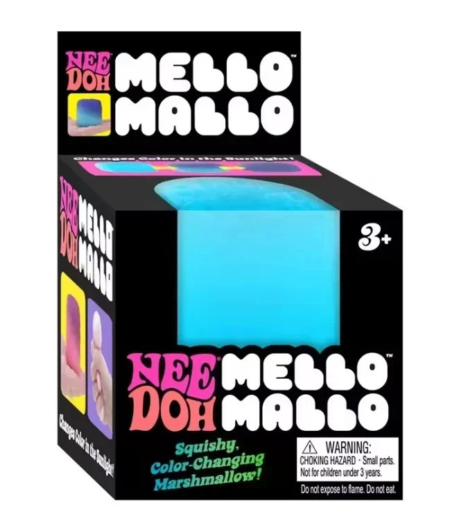 NeeDoh Mello Mallo Color-Changing Squeeze Stress Ball Anxiety Sensory Toy Groovy
