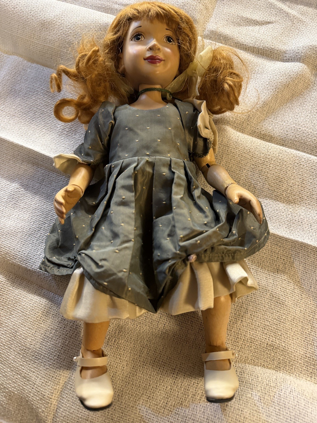 Xenis Canadian Made Jointed Wood Doll 12\