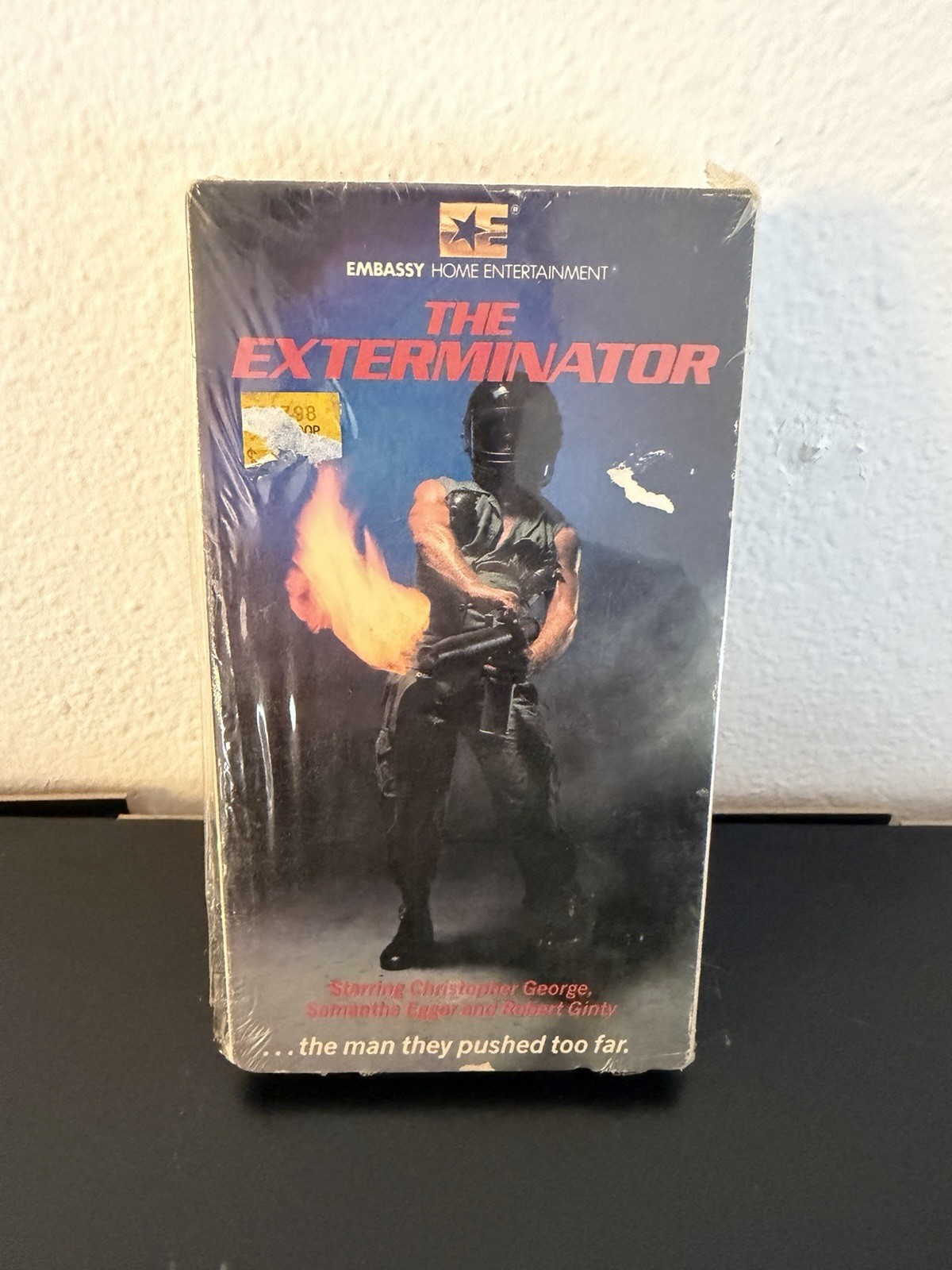 The Exterminator 1984 VHS SEALED Brand new I watched Mint Christopher George The Exterminator 1984 VHS SEALED Brand new I watched Mint Christopher George