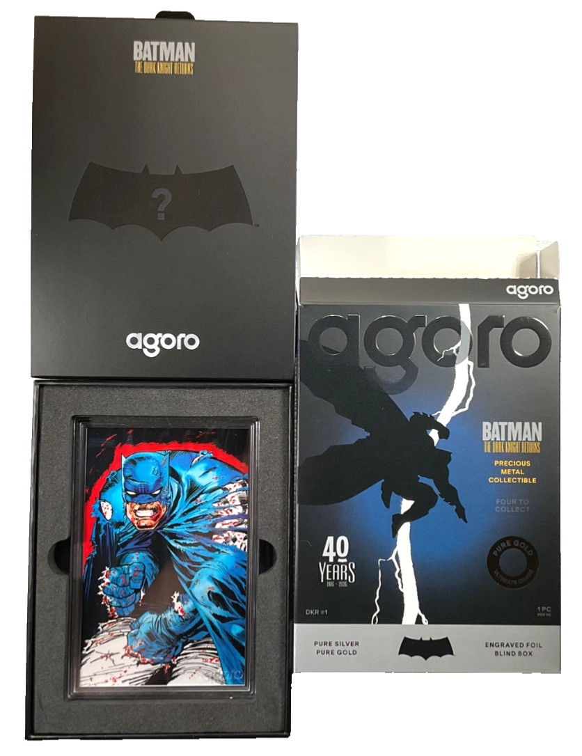 2026 Agoro 5g Silver Foil Tier 2 DC WB Batman Dark Knight Blind Box #339/1000