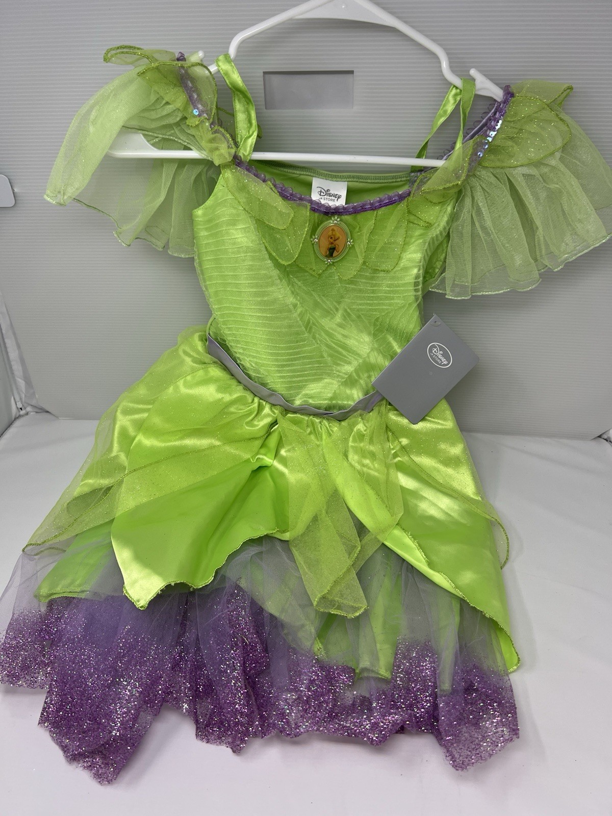 Disney Tinker Bell Green/Purple Costume Child Size 7/8 Disney Tinker Bell Green/Purple Costume Child Size 7/8
