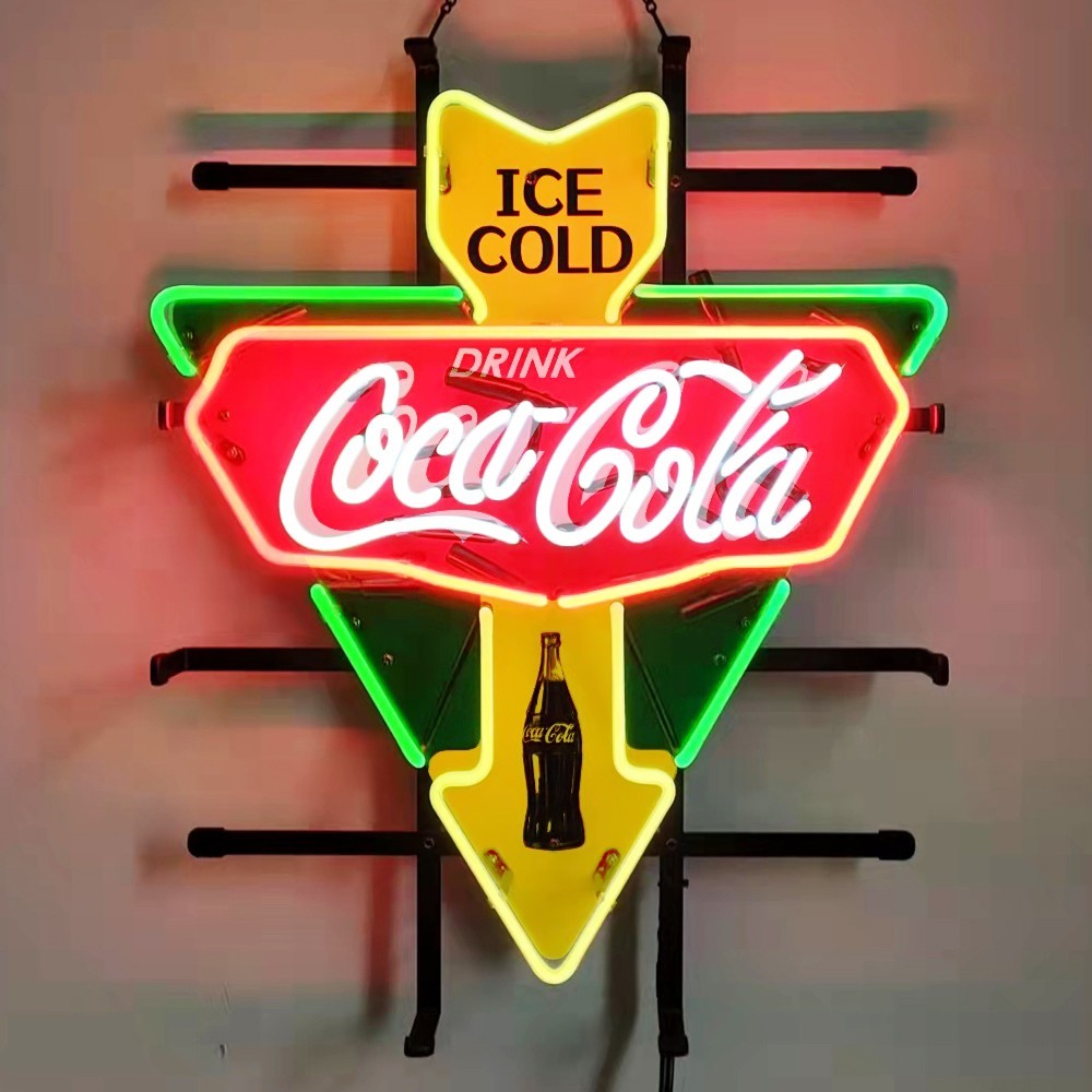 US STOCK Ice Cold Cola Drink Neon Sign 19