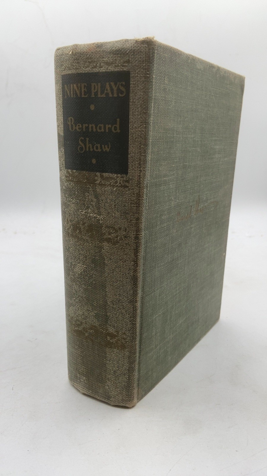 Nine Plays Bernard Shaw Hardcover 1939