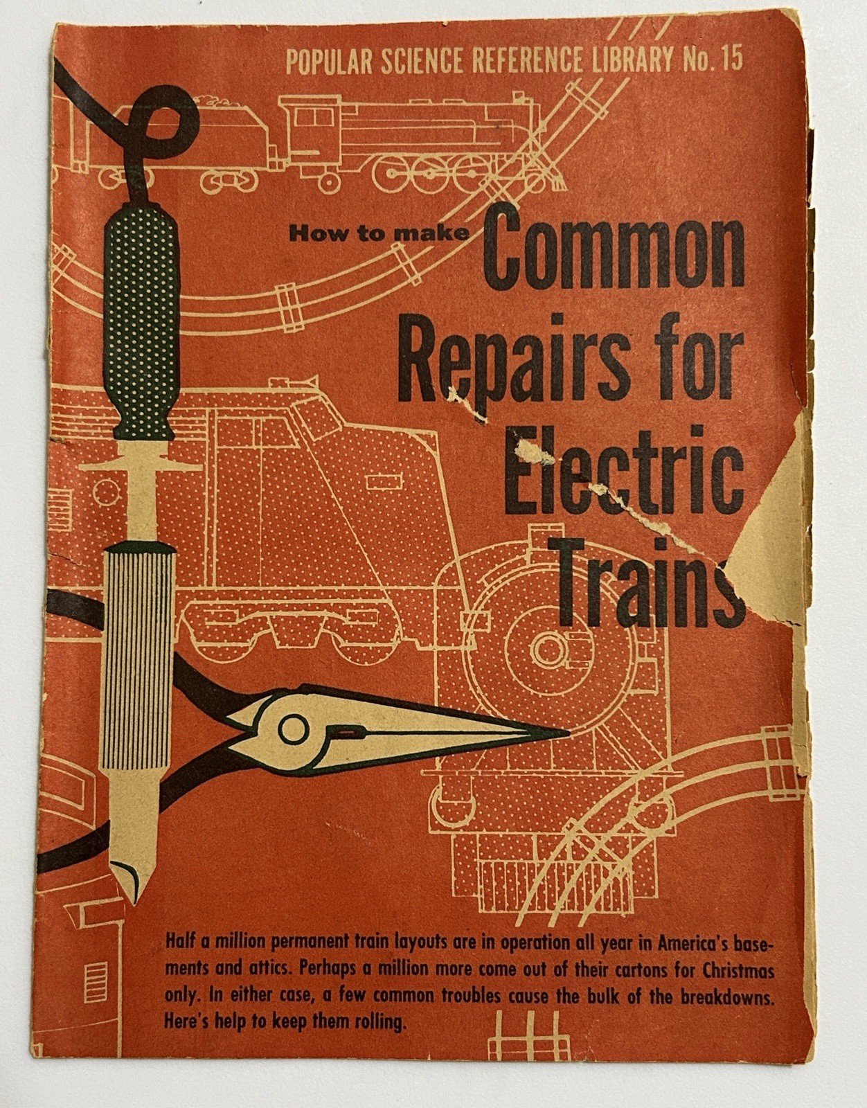 Vintage How to Make Common Repairs for Electric Trains by Popular Science Orignl Vintage How to Make Common Repairs for Electric Trains by Popular Science Orignl