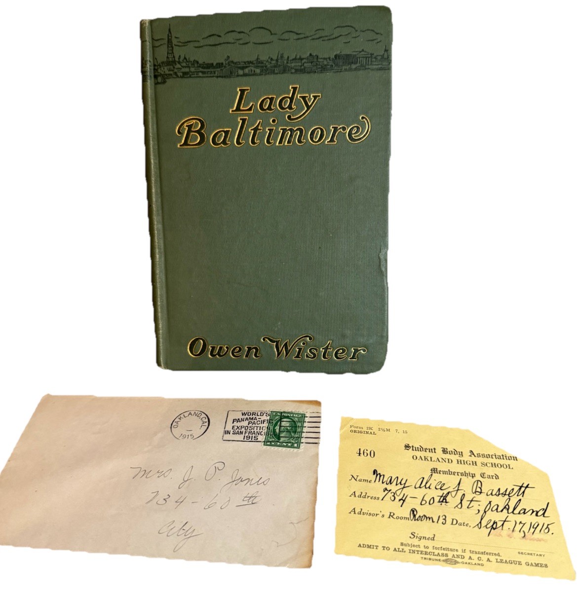 1906 SF Earthquake 1st Ed Lady Baltimore + 1915 Oakland Ephemera Archive