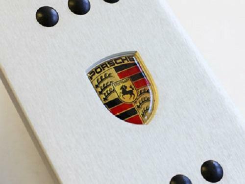 Rennline Alum Silver Dead Pedal Porsche Dome Decal Crest For 996/986/997/987 Rennline Alum Silver Dead Pedal Porsche Dome Decal Crest For 996/986/997/987