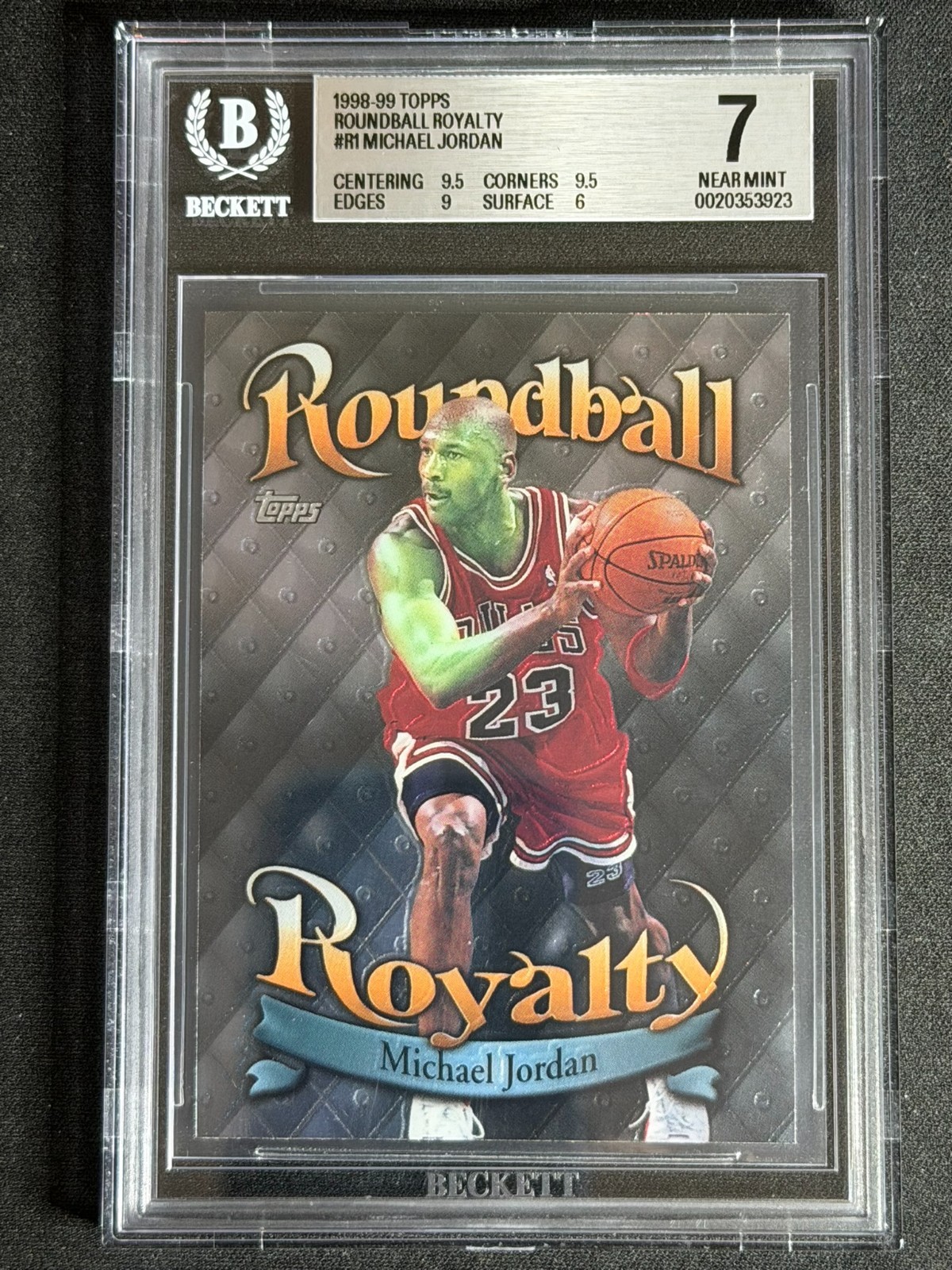 1998 Topps Roundball Royalty Michael Jordan #R1 BGS Graded Card SSP INSERT RARE