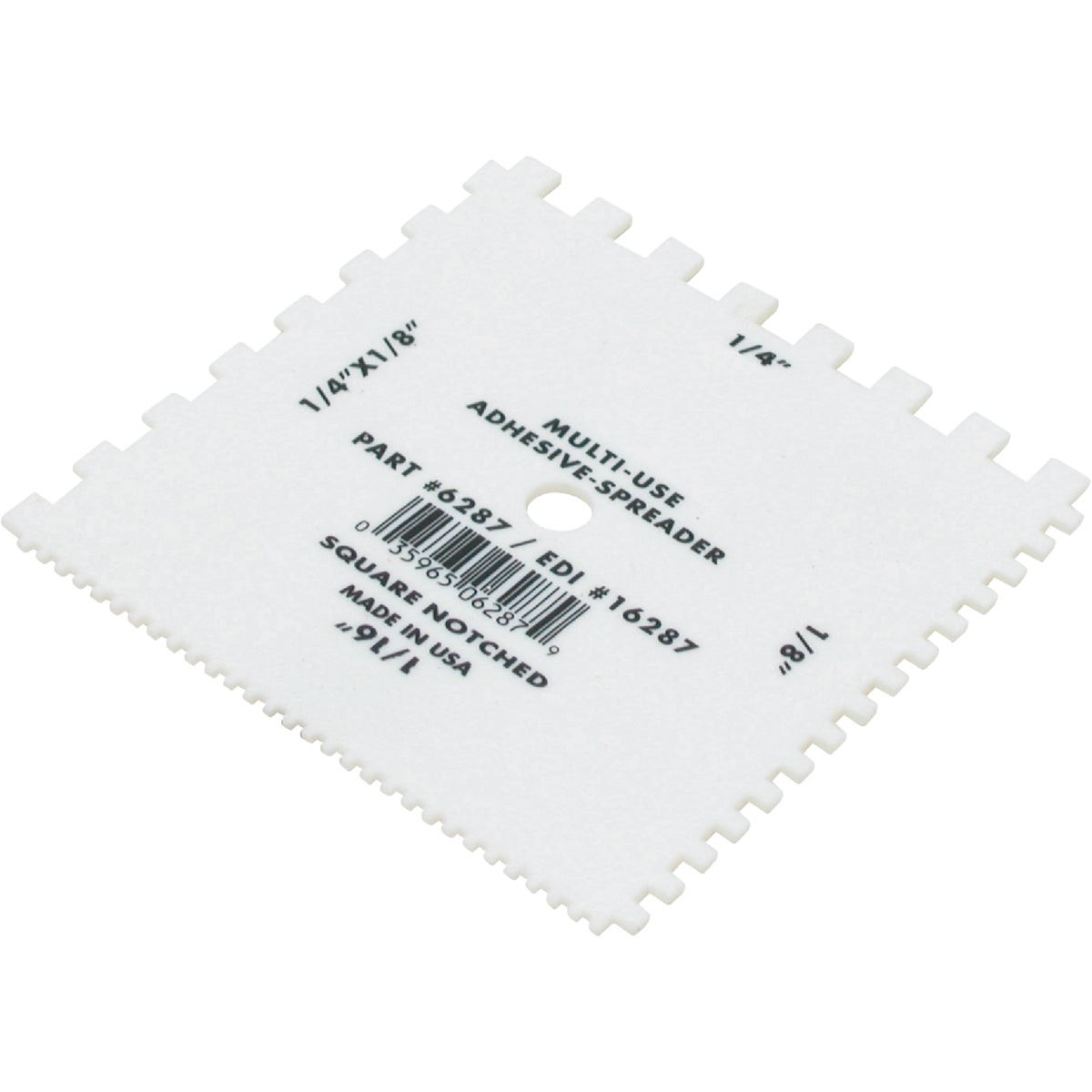 Marshalltown QLT Various Square-Notch Disposable Adhesive Spreader 16287 Pack