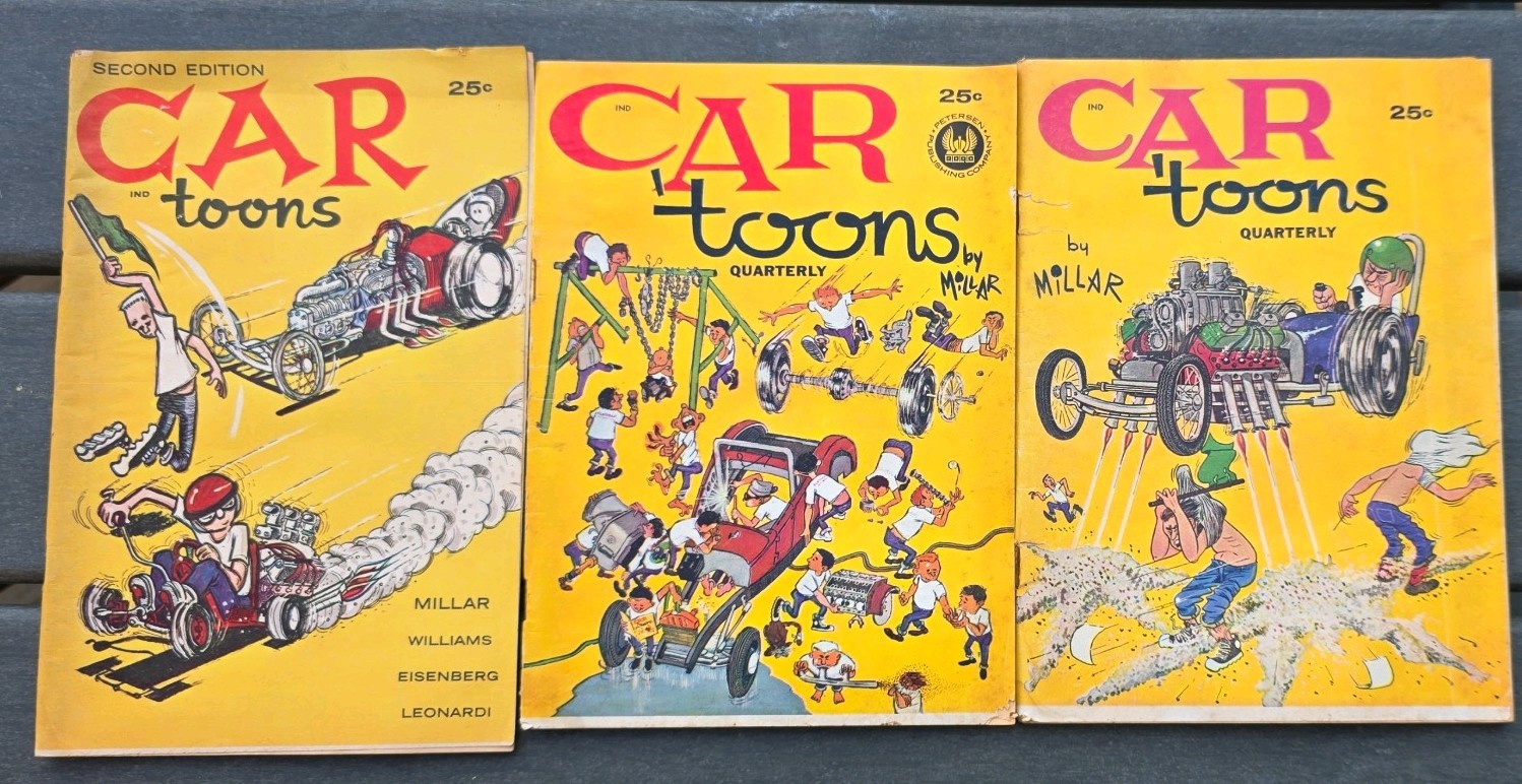 Car'toons Car toons Quarterly 2nd Edition 1960 Summer 1961 Fall 1961 Millar Car'toons Car toons Quarterly 2nd Edition 1960 Summer 1961 Fall 1961 Millar