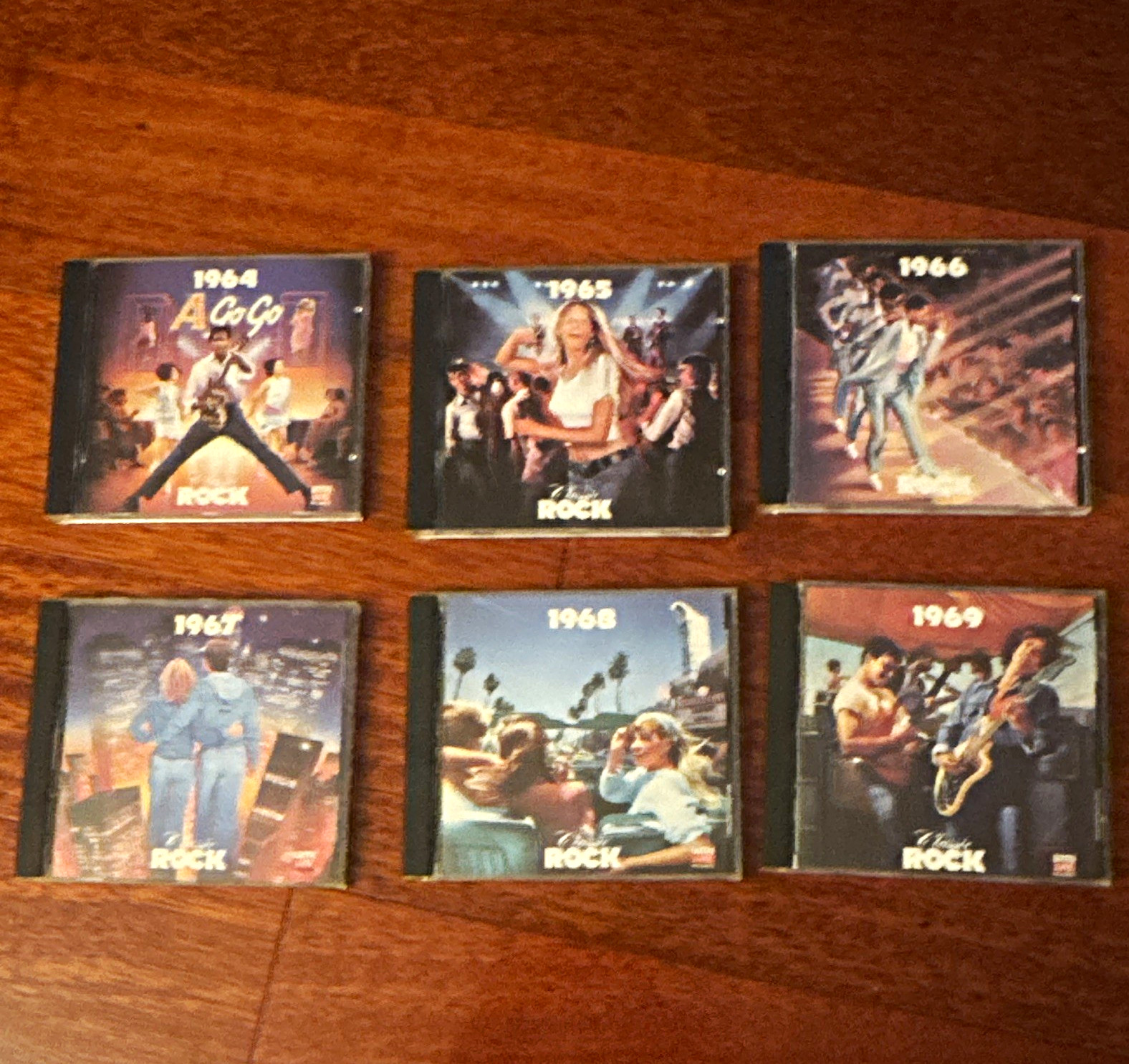 Time Life Classic Rock CD Lot 1964 1965 1966 1967 1968 1969 Warner 2CLR Series