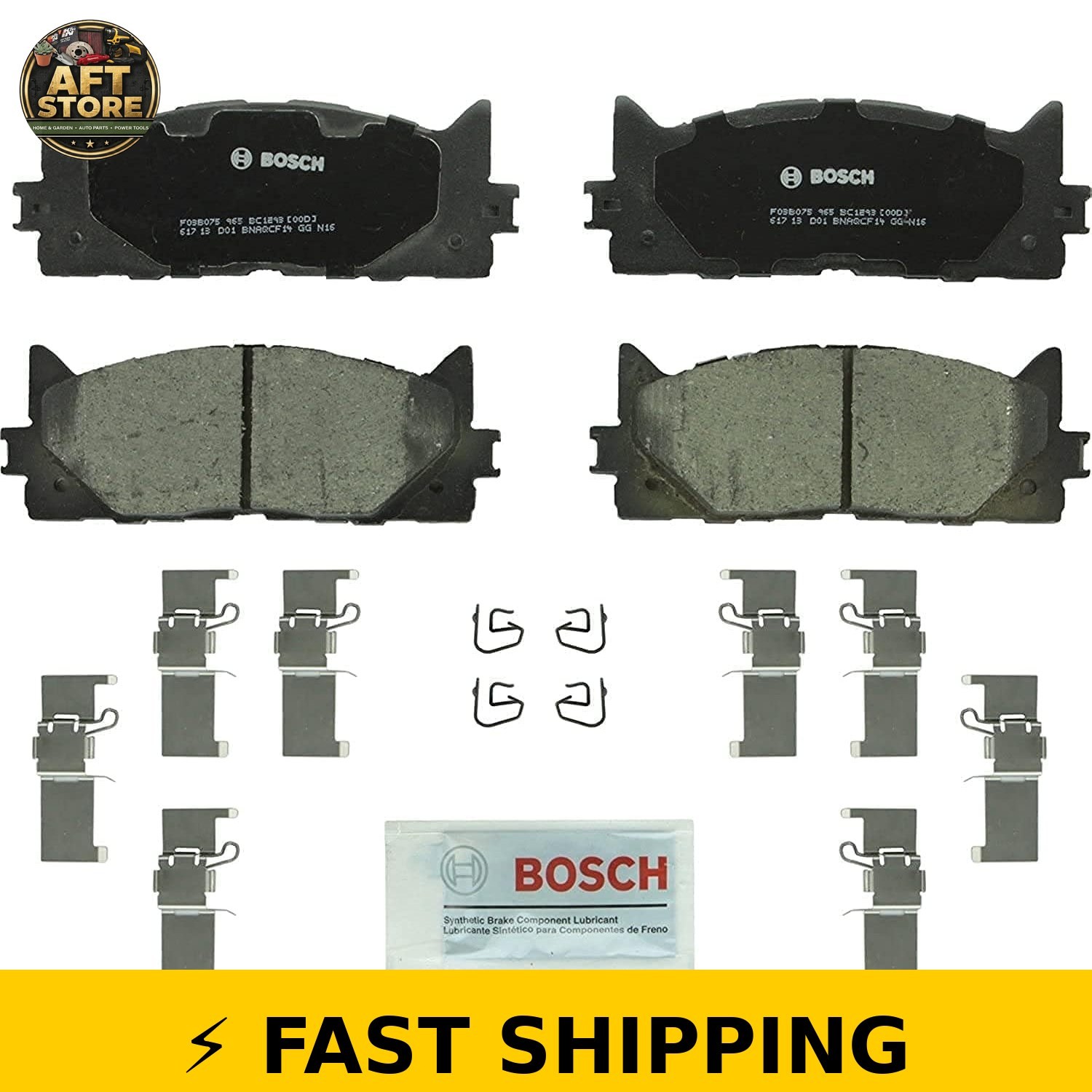 Bosch BC1293 QuietCast Brake Pad Set for Lexus & Toyota - Front Bosch BC1293 QuietCast Brake Pad Set for Lexus & Toyota - Front