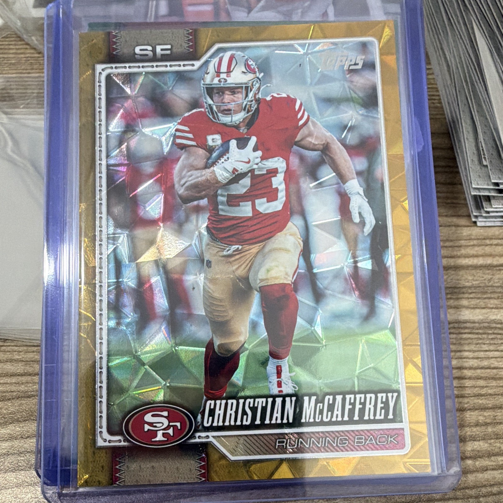 Topps 2026 Christian McCaffrey 49ers #186 Serial Numbered /50 INVESTMENT Topps 2026 Christian McCaffrey 49ers #186 Serial Numbered /50 INVESTMENT