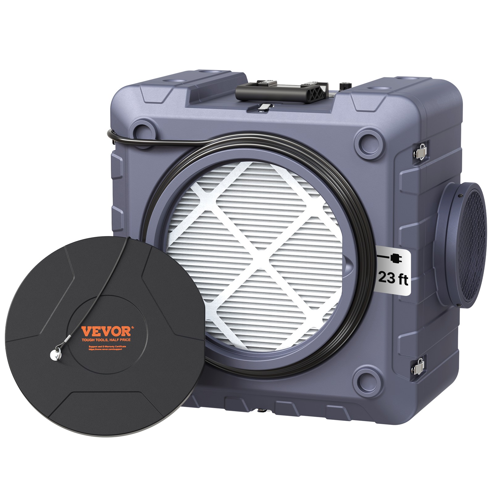 VEVOR Air Scrubber with 3-Stage Filtration Stackable Negative Air Machine 550CFM