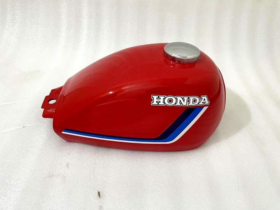 Honda ATC 200ES 200 ES Big 1983-84 Red Painted Steel Petrol Gas Tank +Cap | Fit